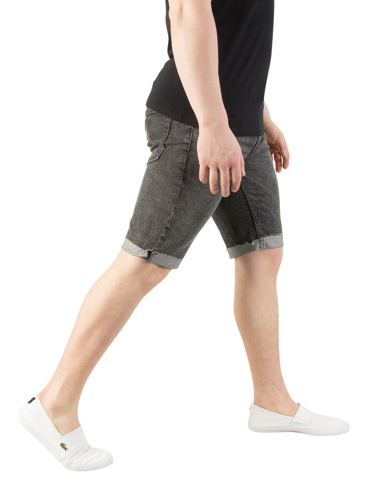 Levi's Charcoal 511 Slim Cutoff Bloke Denim Shorts in Gray for Men | Lyst