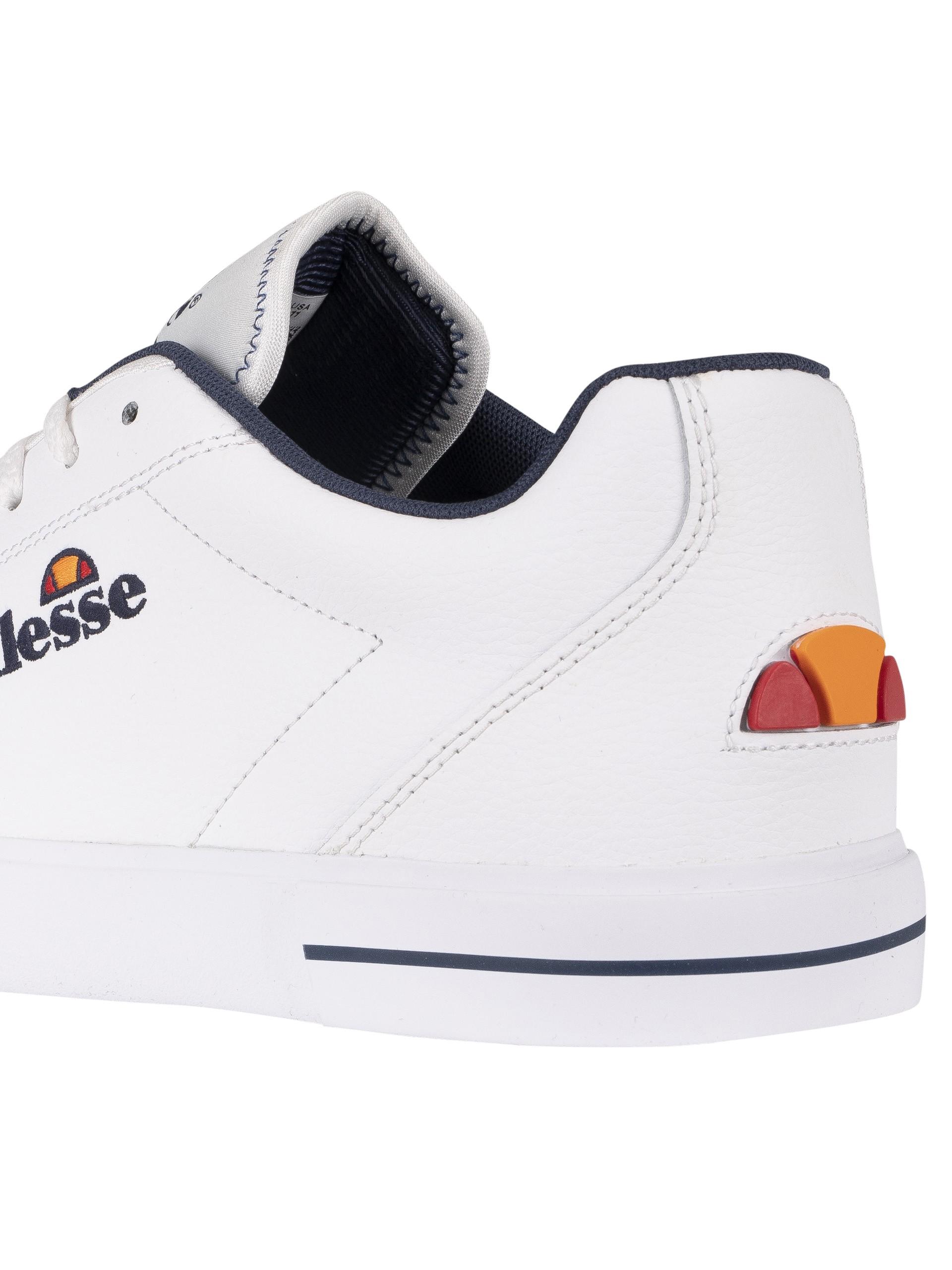 Ellesse Taggia Leather Trainers in White for Men | Lyst