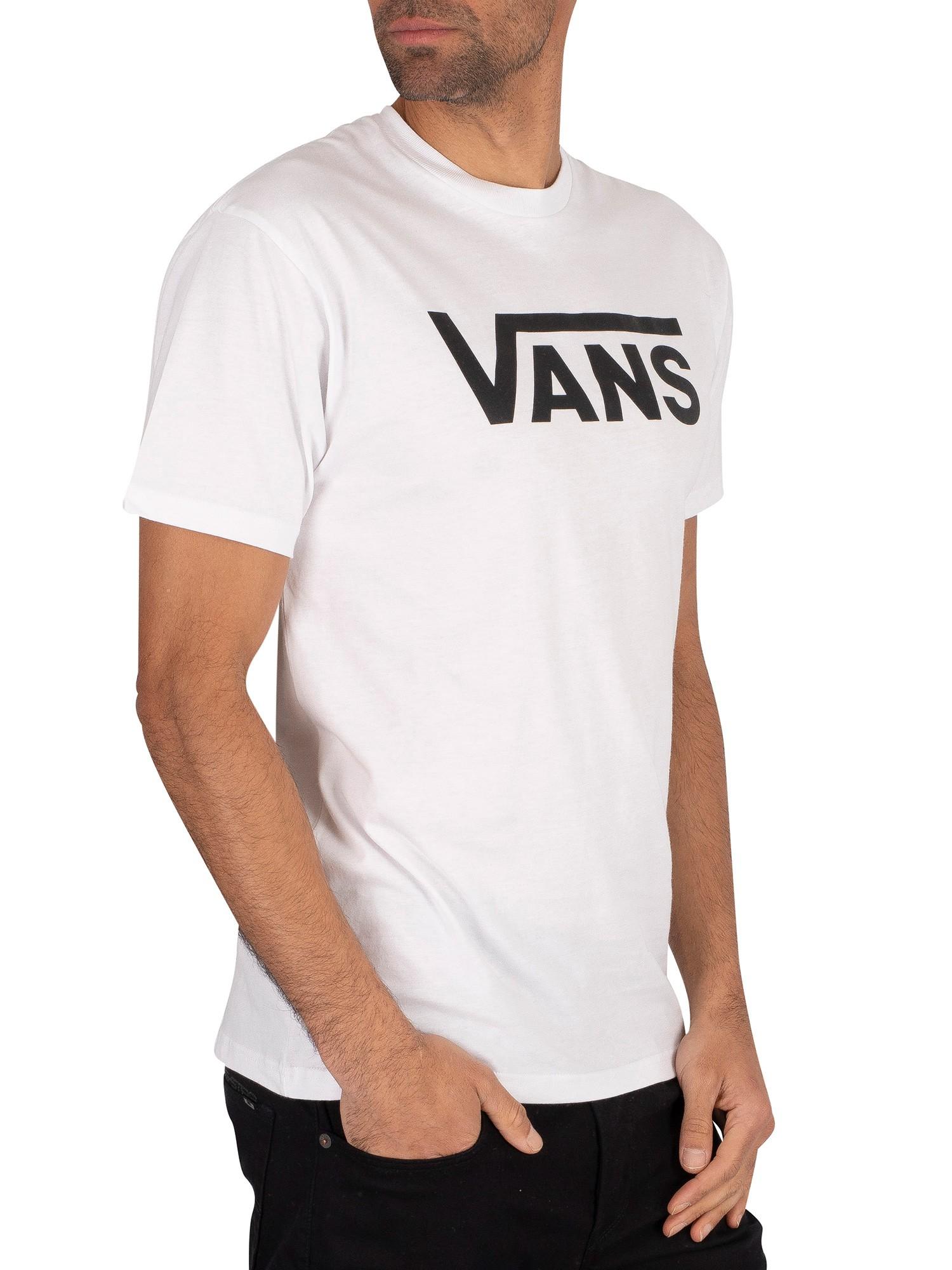 Vans Classic T-shirt in White/Black 