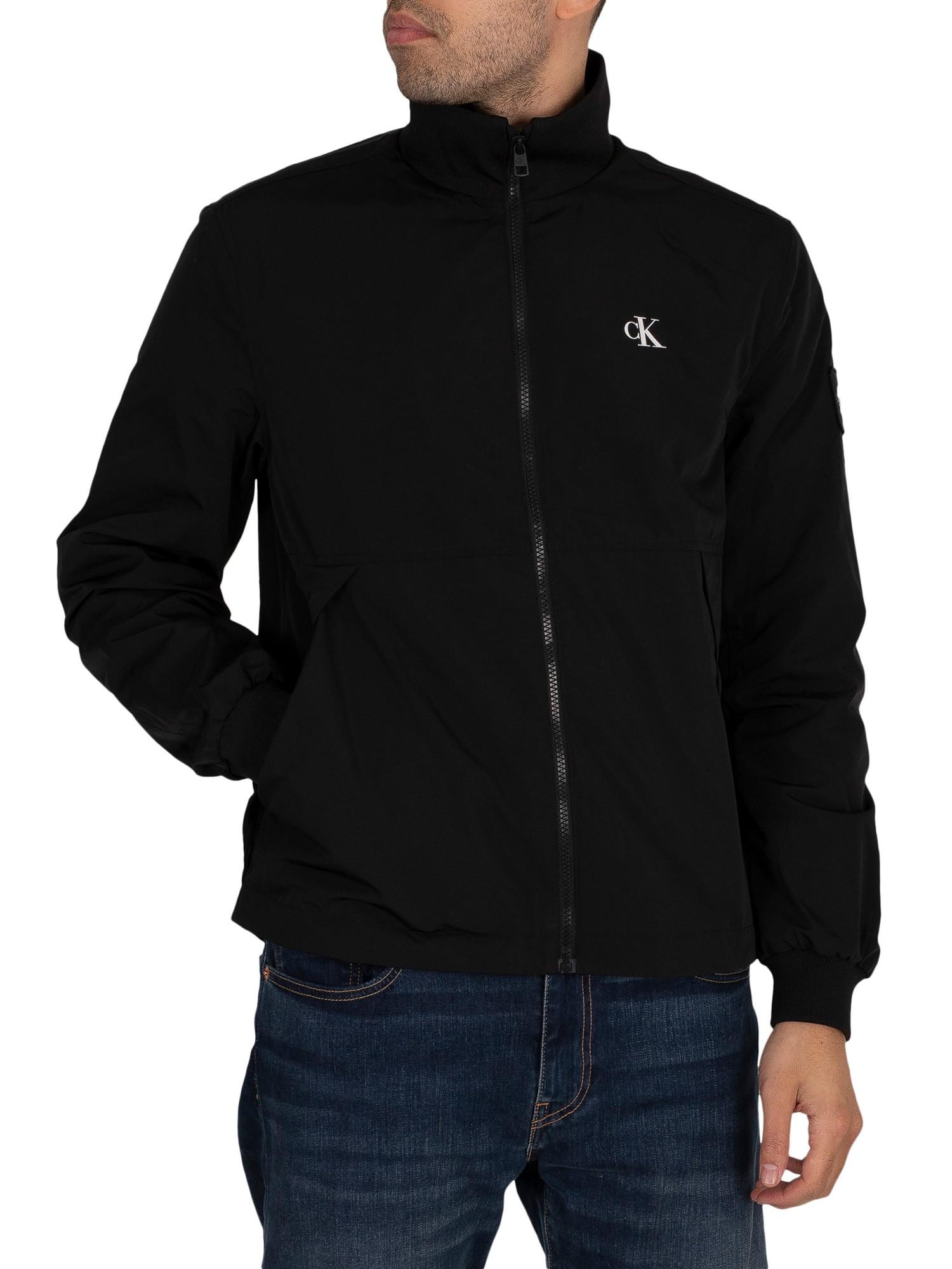 Calvin Klein Denim Harrington Jacket in Black for Men - tebhayat.com