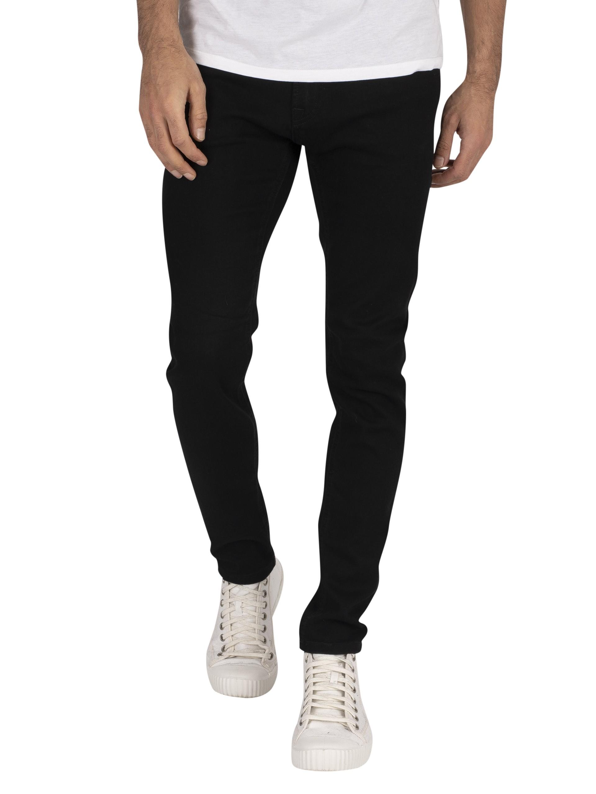 Jack & Jones Liam Original 816 Skinny Jeans in Black for Men | Lyst  Australia