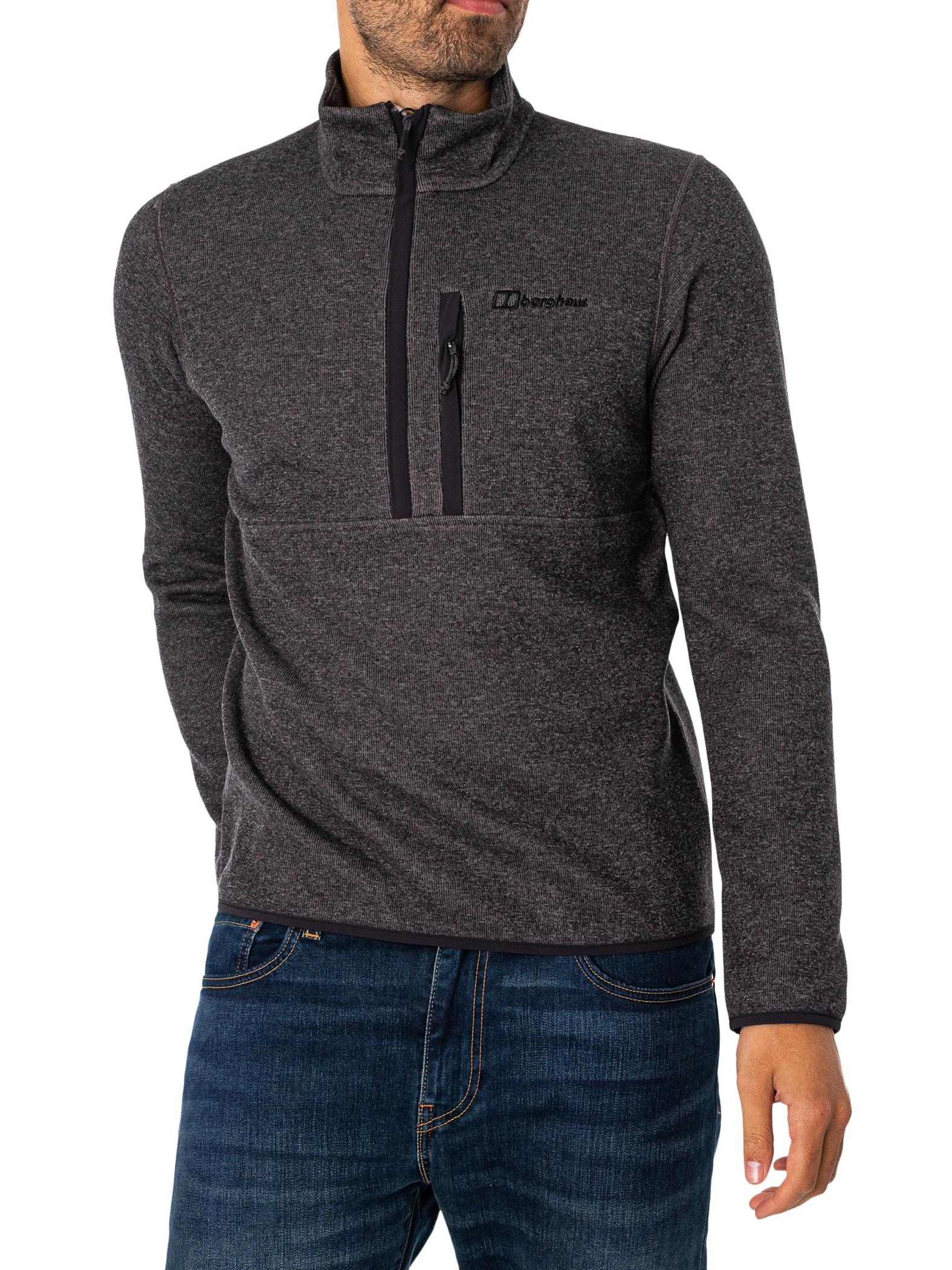 Berghaus Carnell Half Zip Sweatshirt in Black for Men Lyst UK