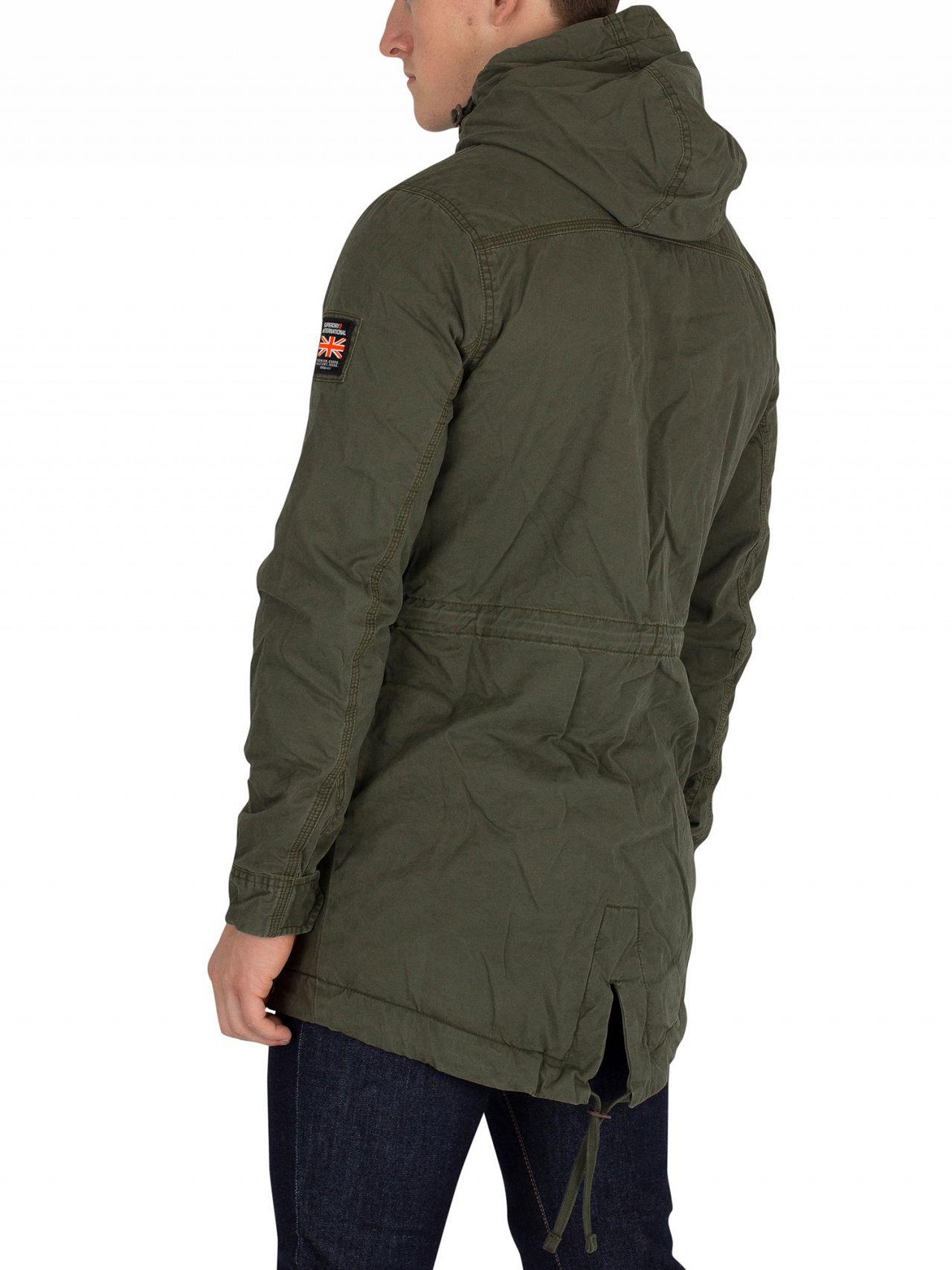 Superdry Cotton Forest Night New Military Parka Jacket in Green for Men -  Lyst