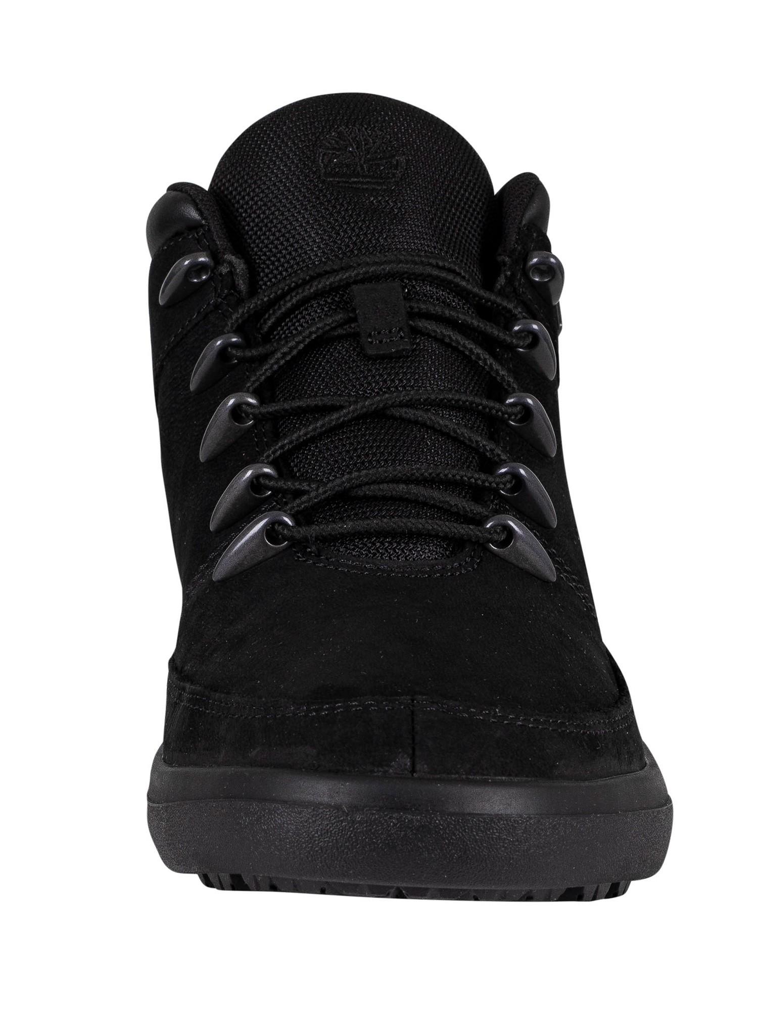 Timberland Ashwood Park Mid Hiker Boots in Black for Men | Lyst