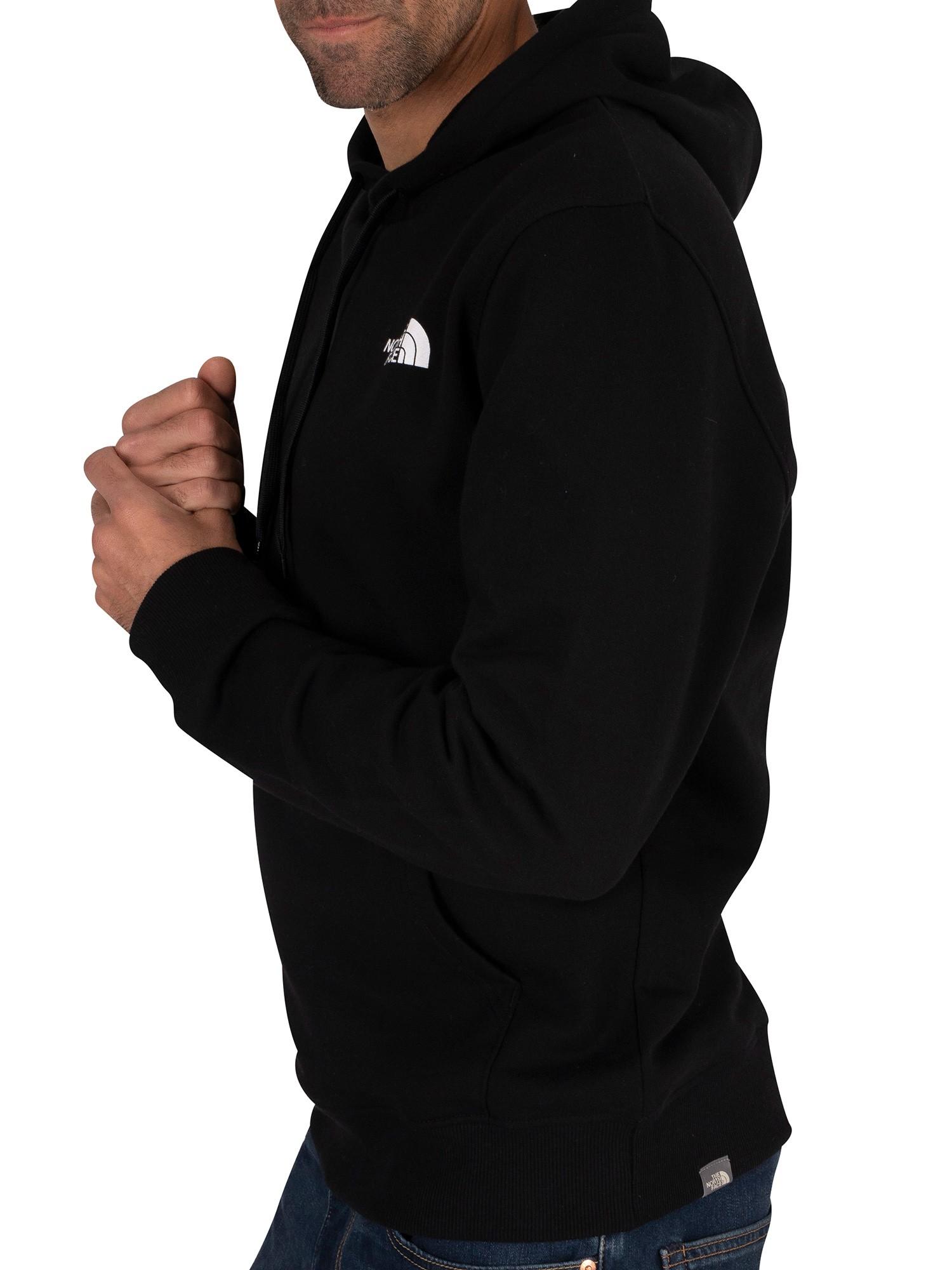 The North Face Graphic Pullover Hoodie in Black/White (Black) for Men - Lyst