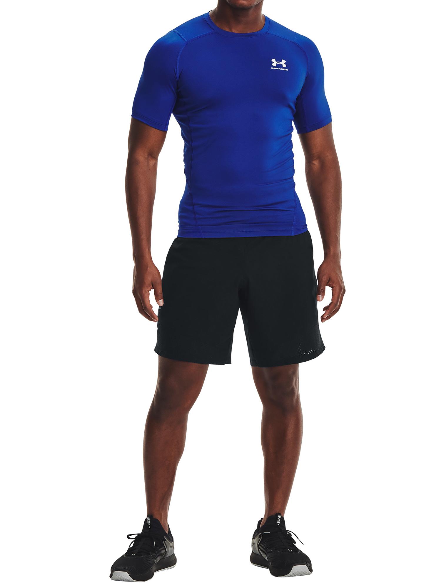 Under Armour Heatgear Short Sleeve Baselayer T-shirt in Blue for Men | Lyst