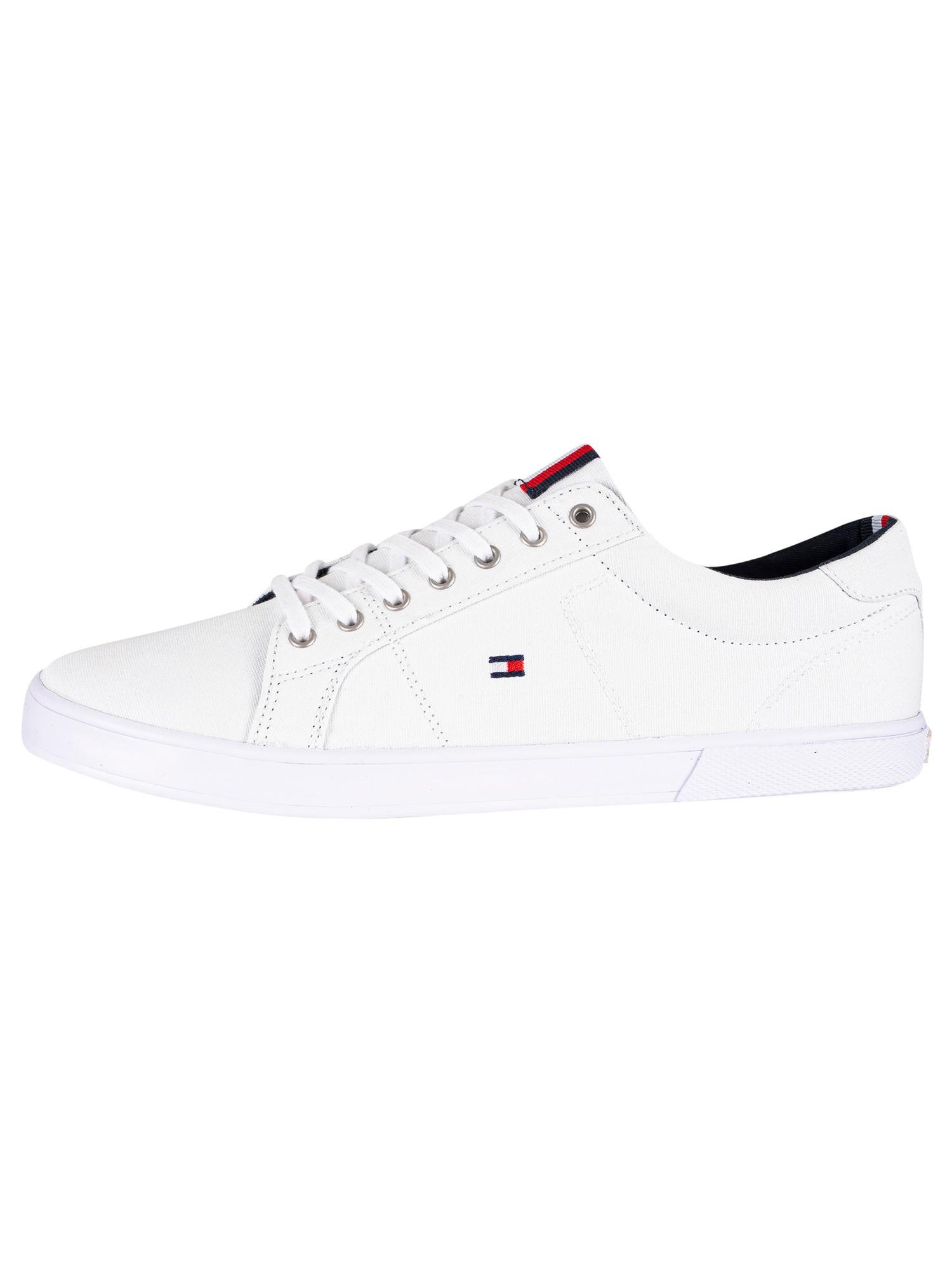Tommy Hilfiger Iconic Long Lace Trainers in White for Men | Lyst