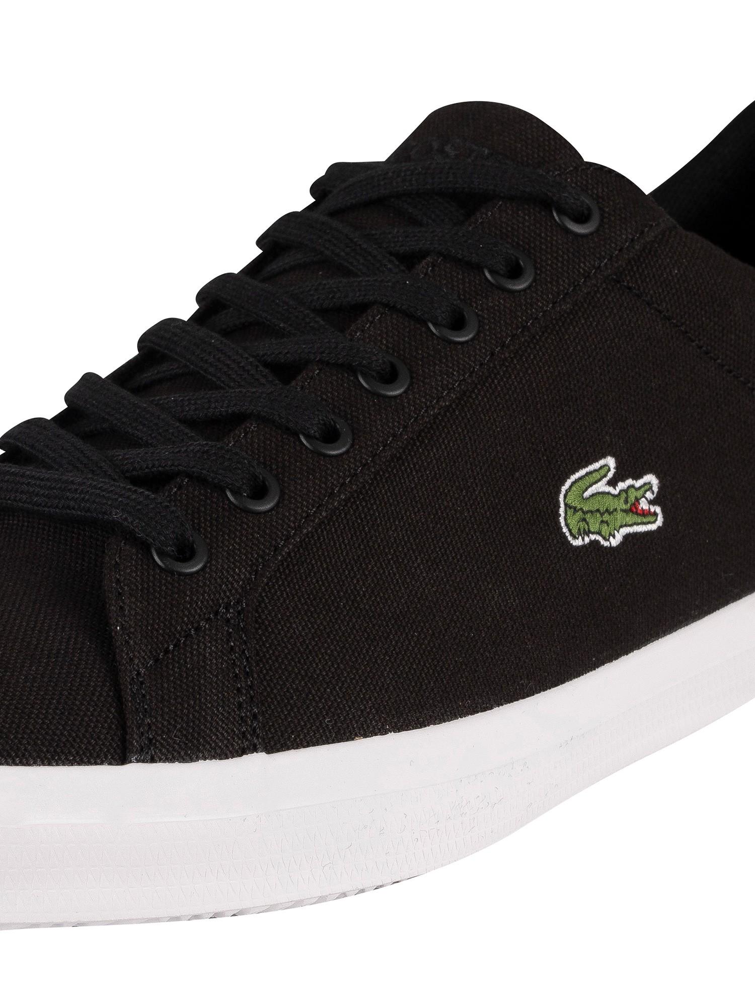 Lacoste Lerond Bl 2 Cam Canvas Trainers 