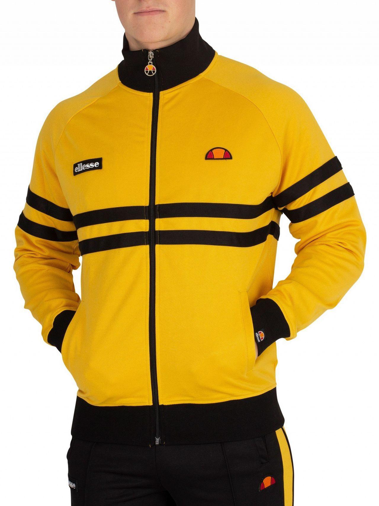 Ellesse Cotton Rimini Track Top in Yellow/Black (Yellow) for Men - Lyst