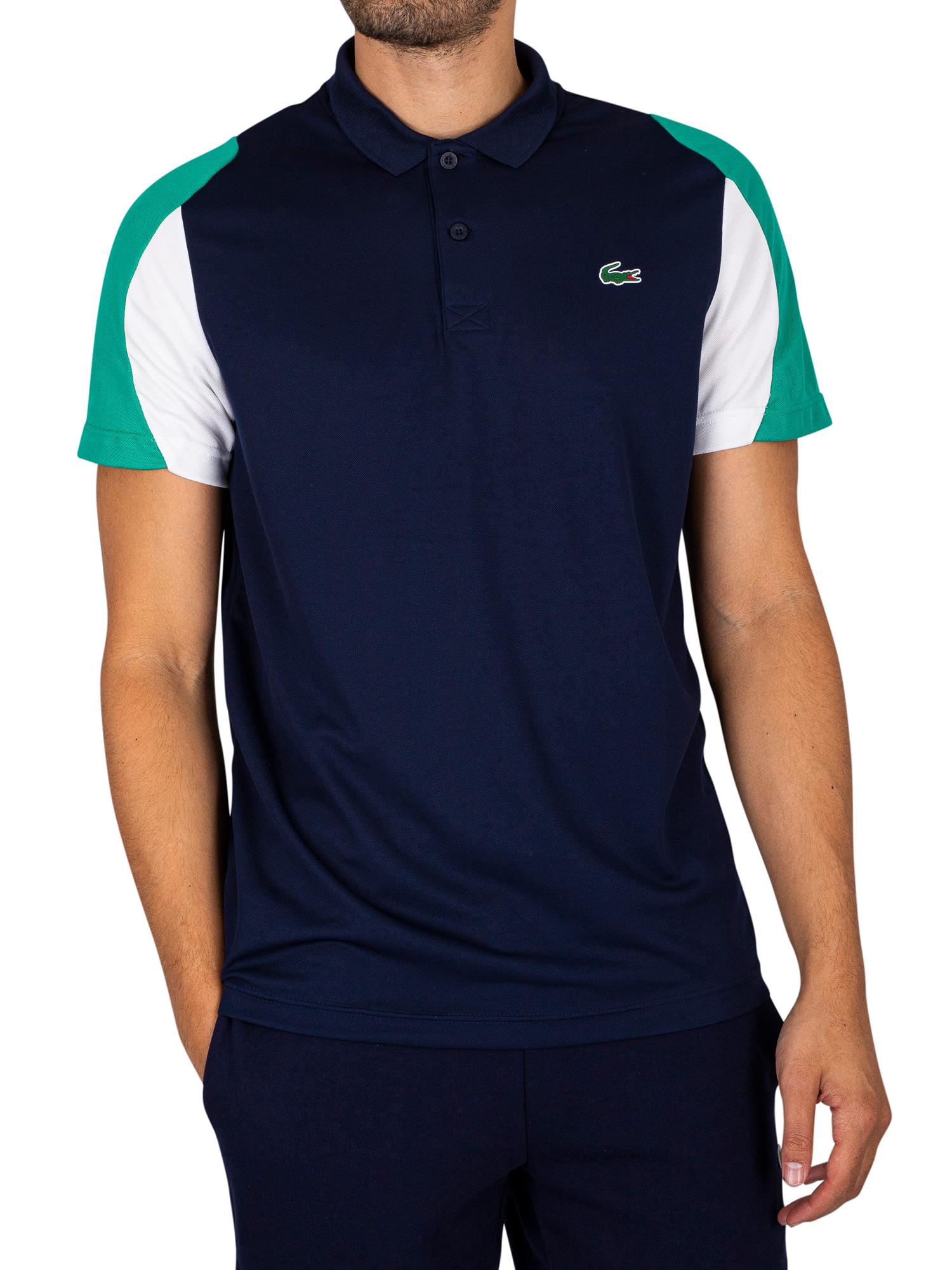 Lacoste Sport Logo Polo Shirt in Blue for Men | Lyst