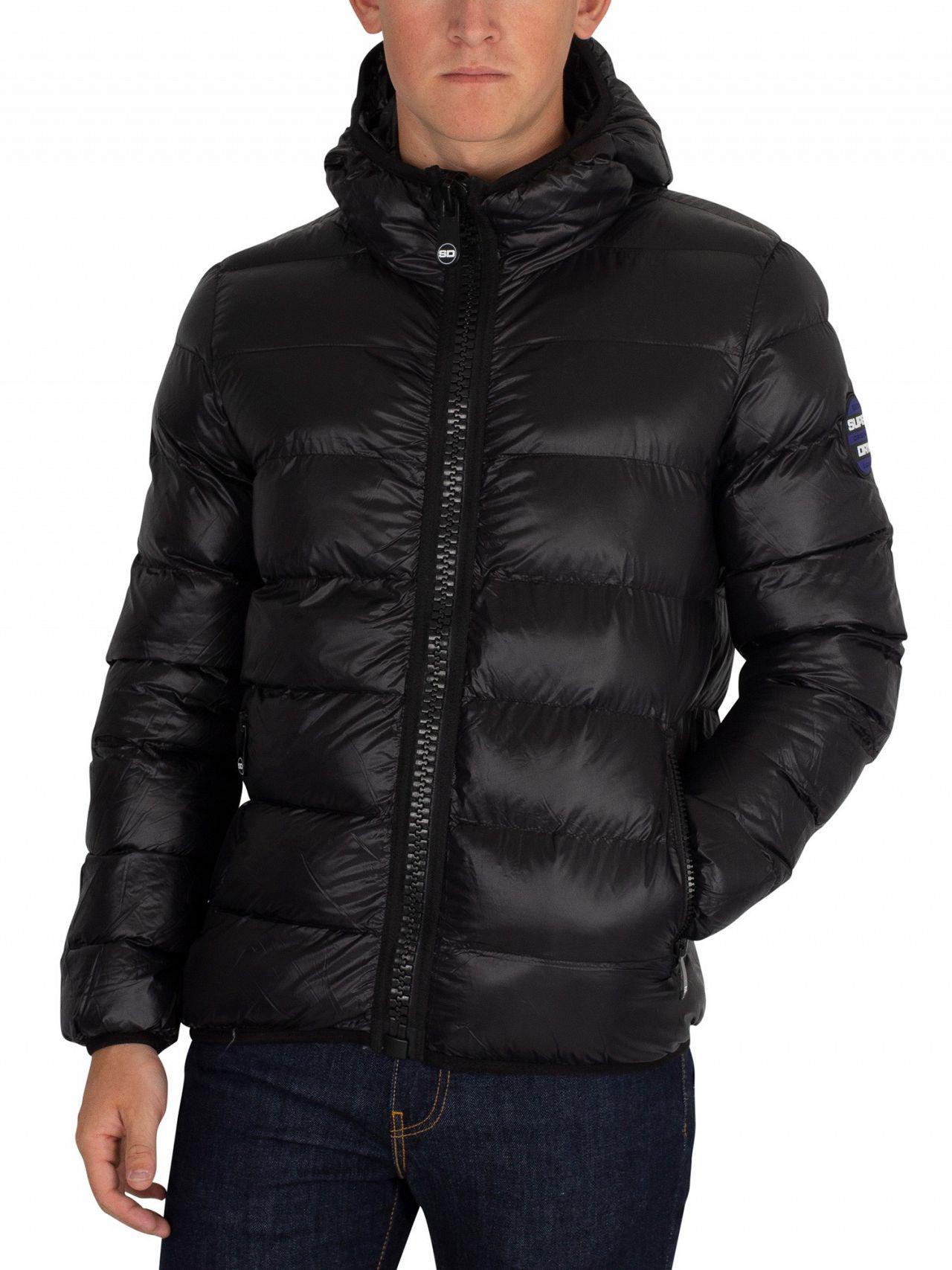 Superdry Rubber Crater Padded Jacket Sports in Black for Men | Lyst