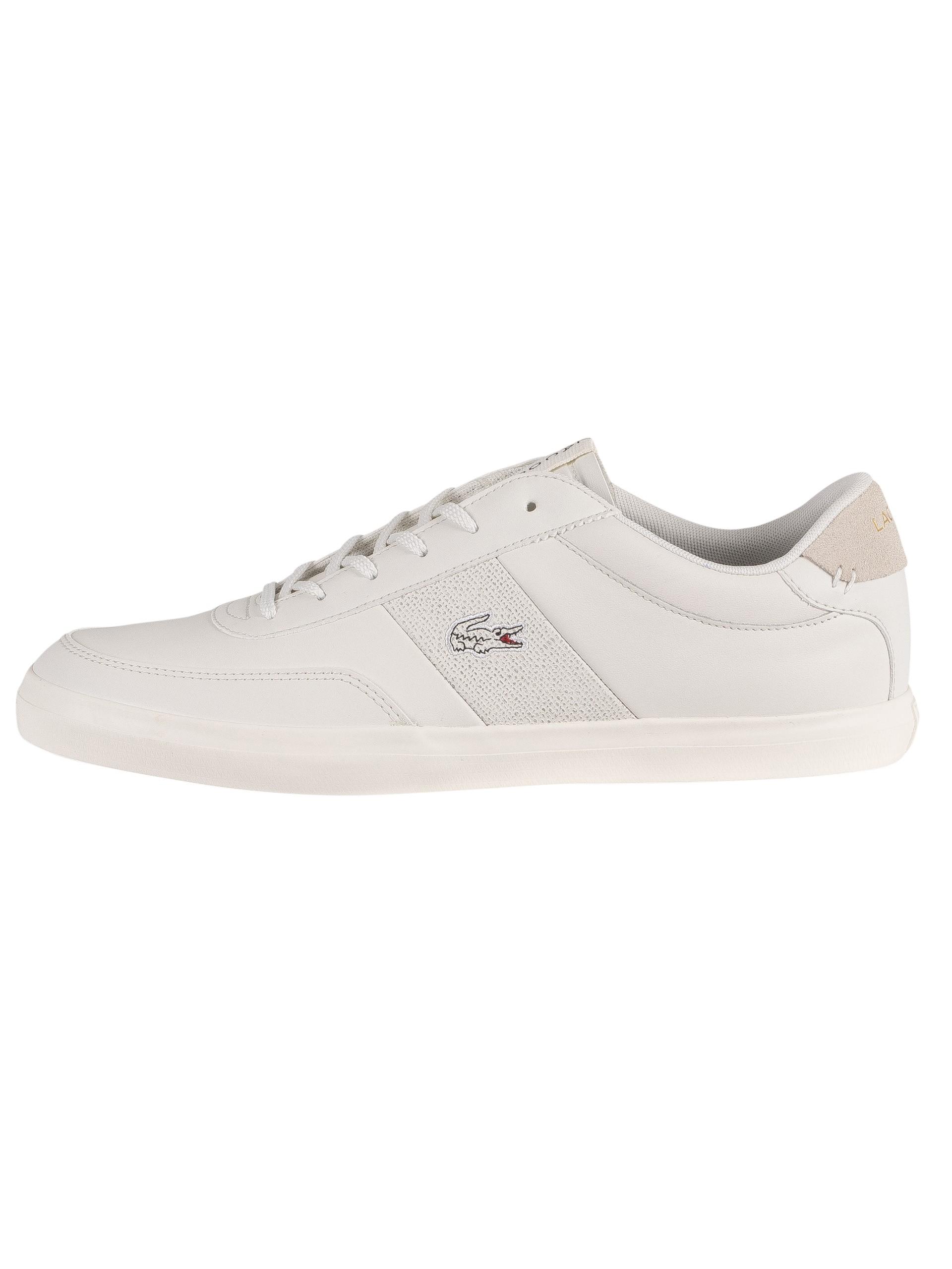 Lacoste Court Master 120 5 CMA White White Schuhe Sneaker Weiß 