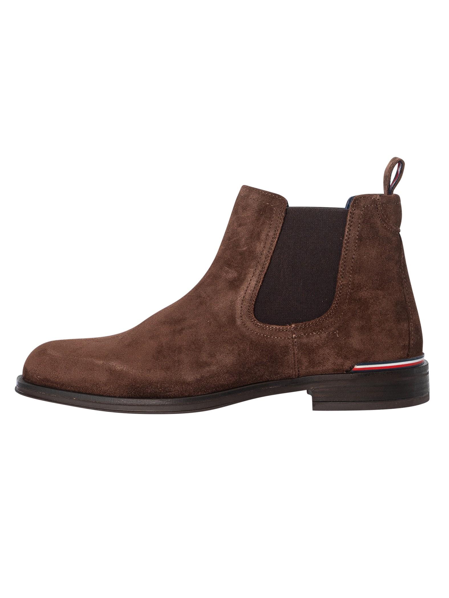Tommy Hilfiger Core Rwb Chelsea Boots in Brown for Men | Lyst