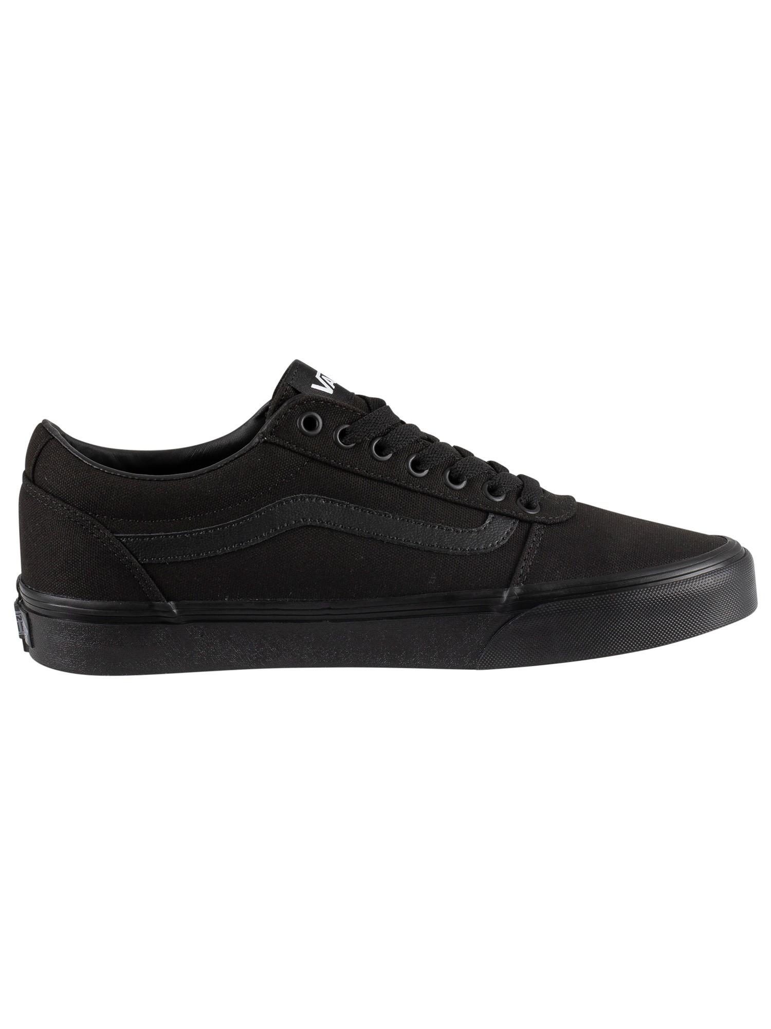Canvas Ward Trainers in Black/Black (Black) for Men - Save 21% - Lyst