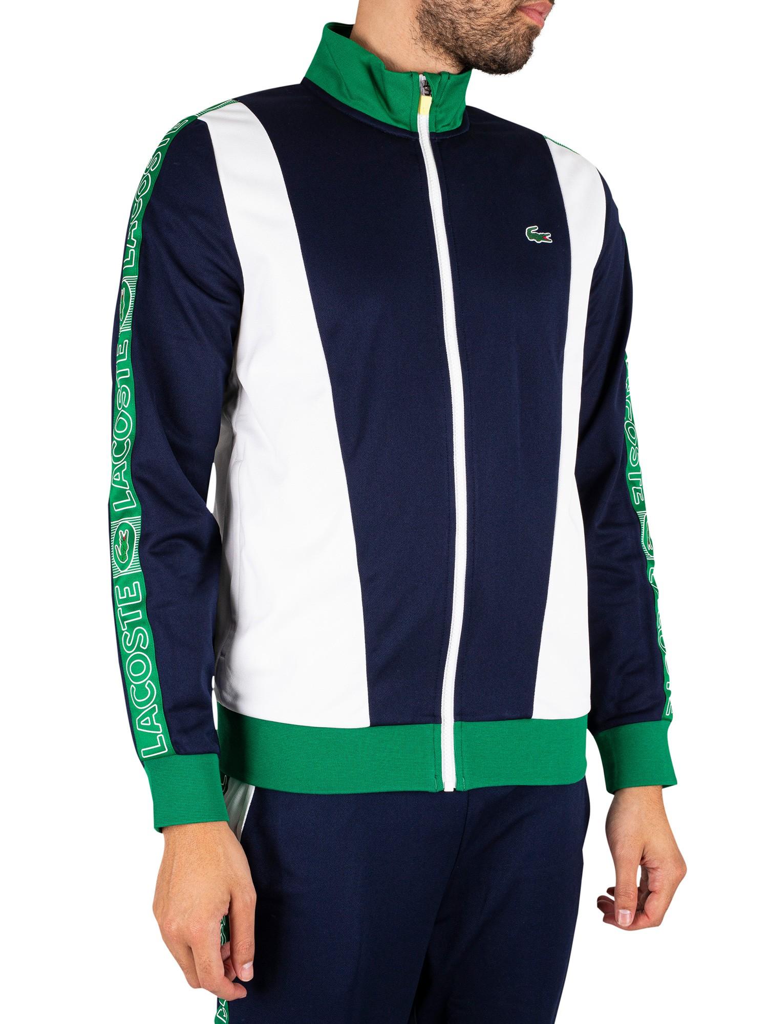tyrant carbohydrate Municipalities Lacoste Sleeve Logo Track Jacket in Blue for Men | Lyst