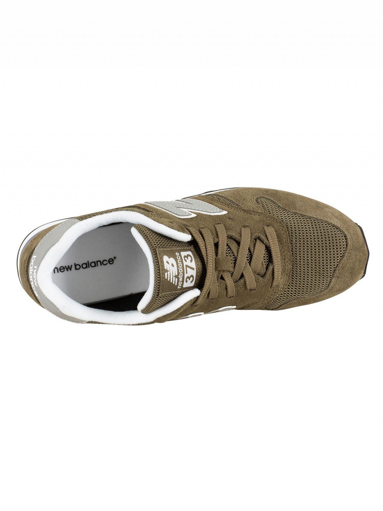 new balance 373 dark green
