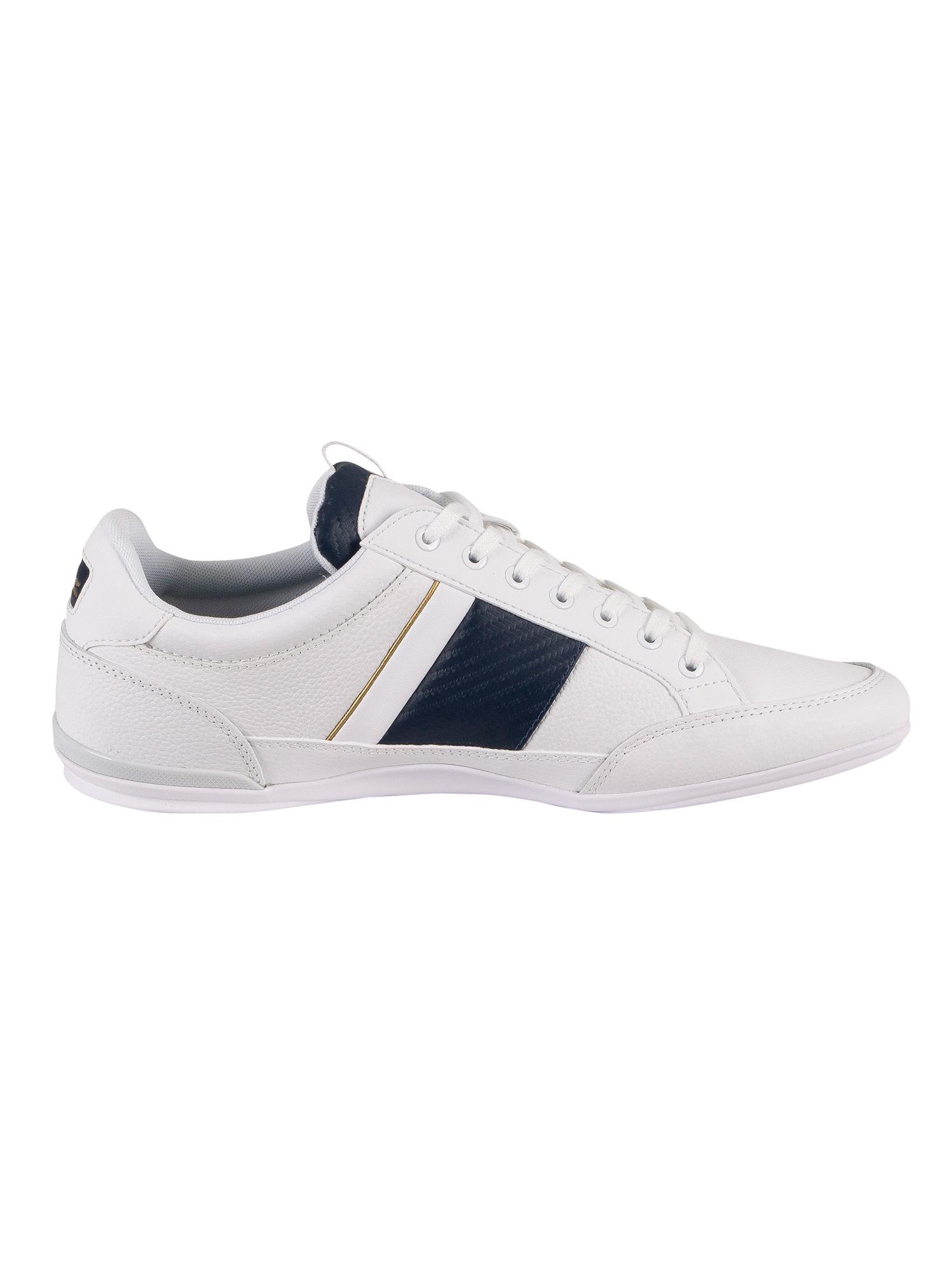 Lacoste Chaymon 0120 1 Cma Leather Trainers in White/White (White) for ...