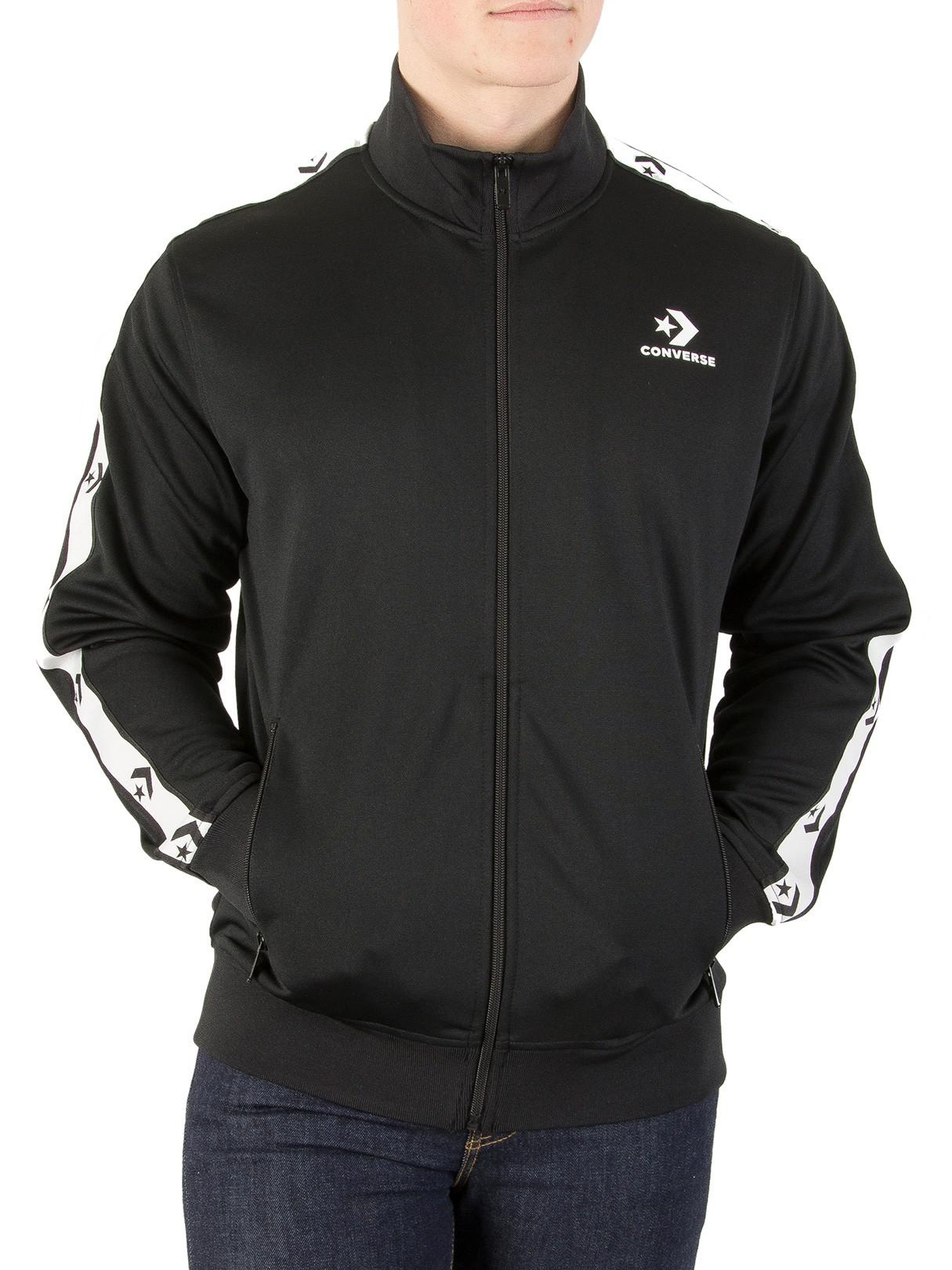 Converse Star Chevron Track Jacket Men's Tracksuit Jacket In Black for Men  | Lyst Canada