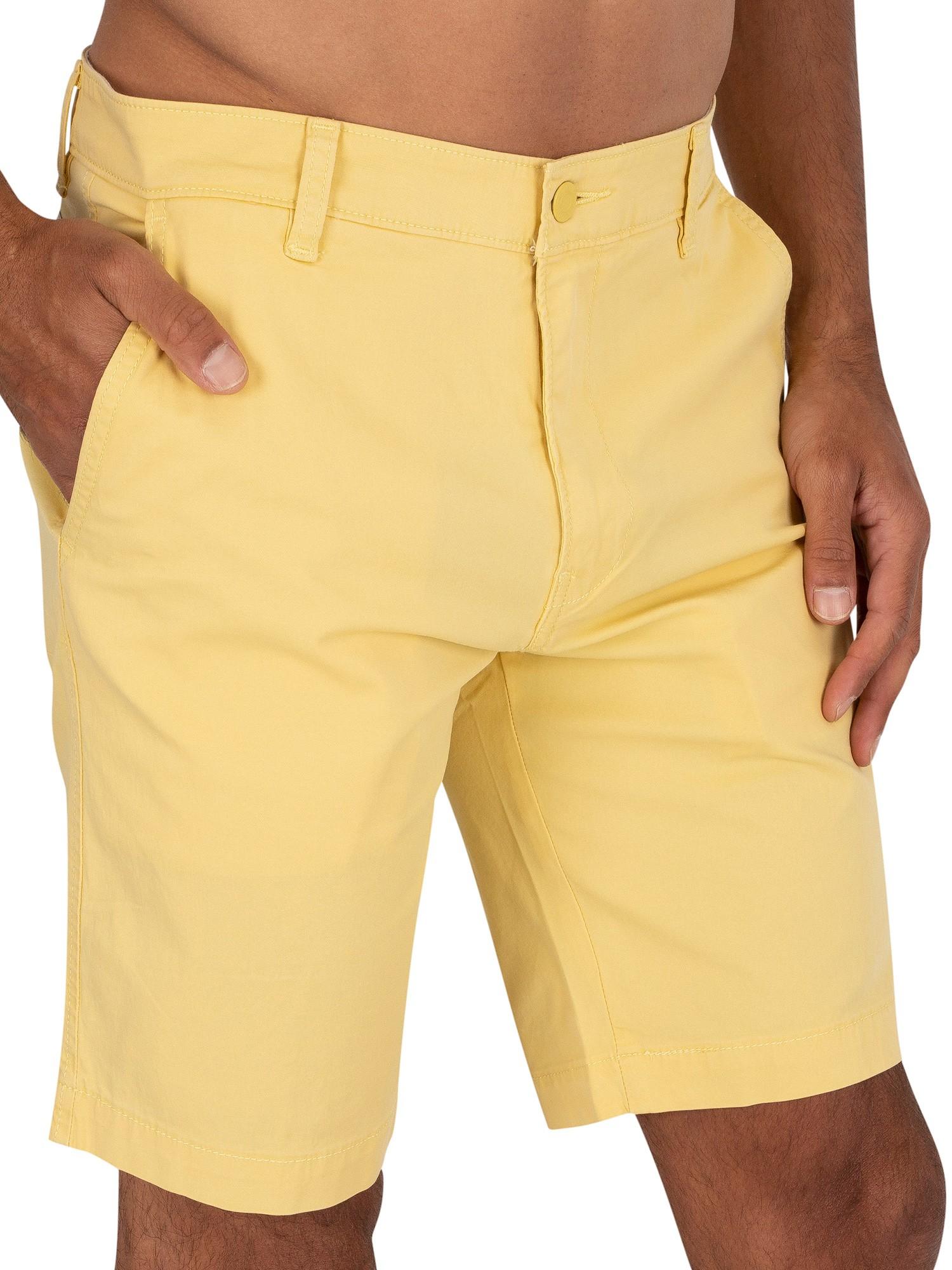 Xx Chino Taper Shorts in Yellow for Men 