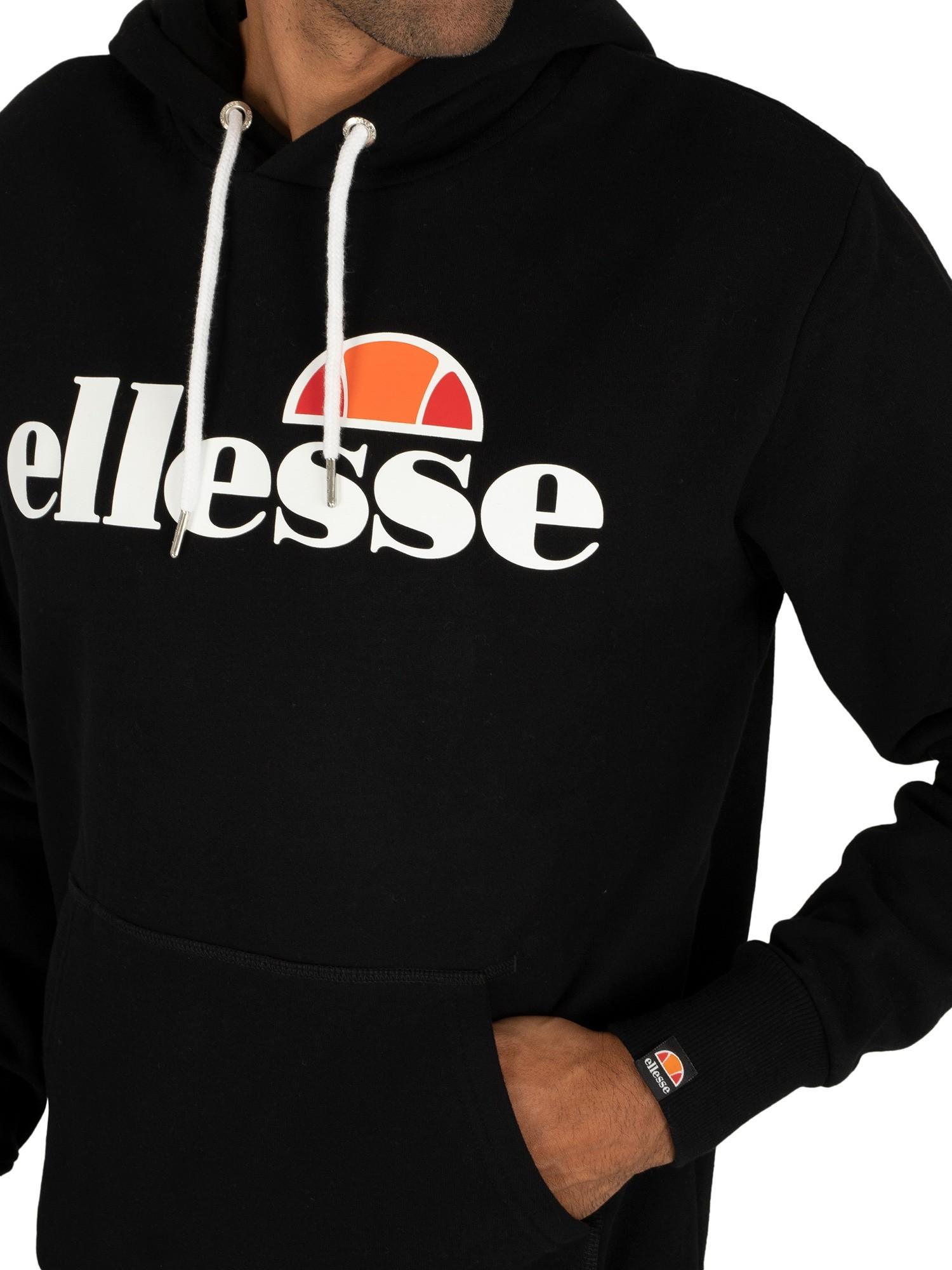 Ellesse Cotton Gottero Overhead Hoodie in Black for Men - Save 19% - Lyst