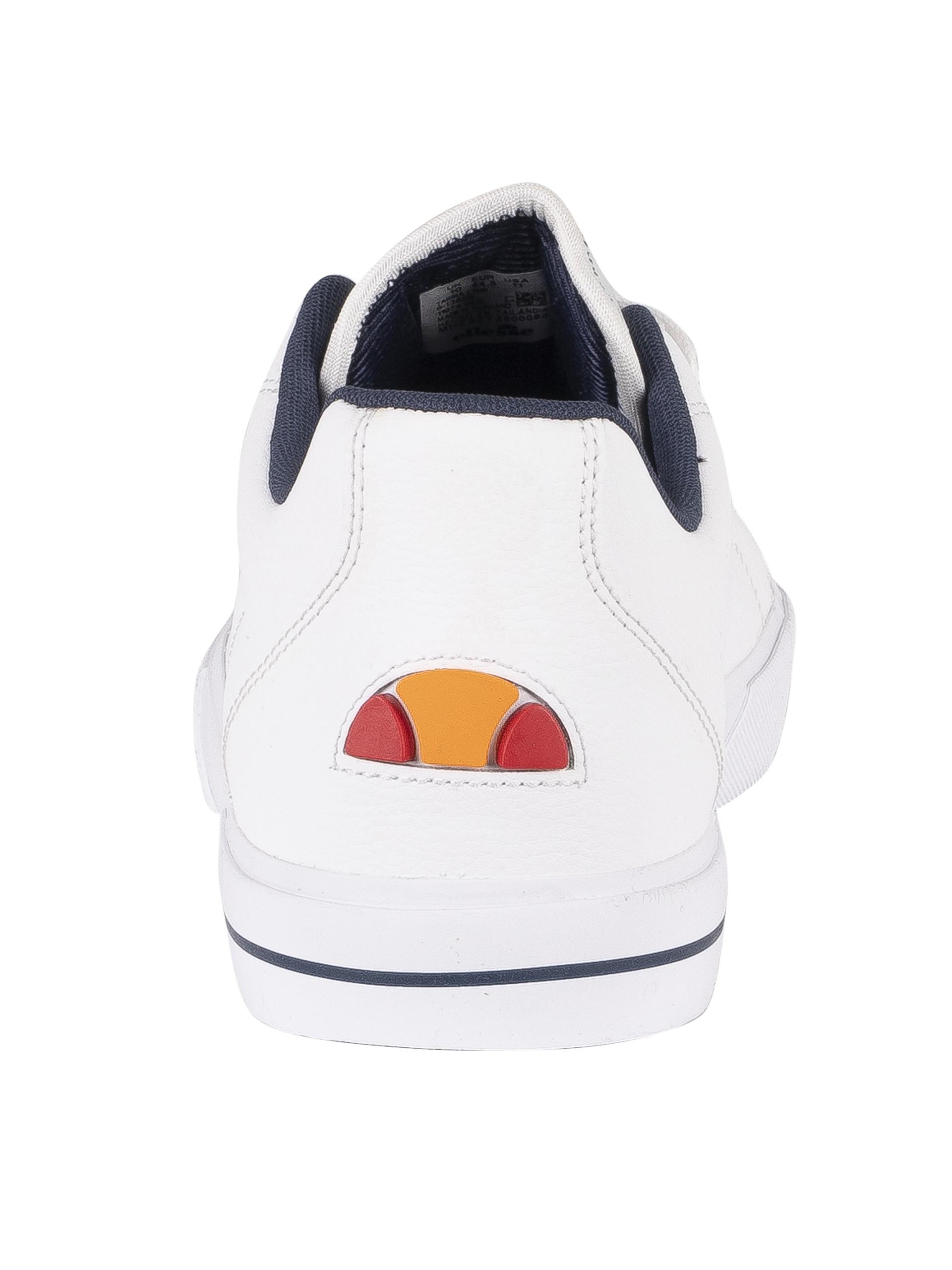 Ellesse Taggia Leather Trainers in White for Men Lyst UK
