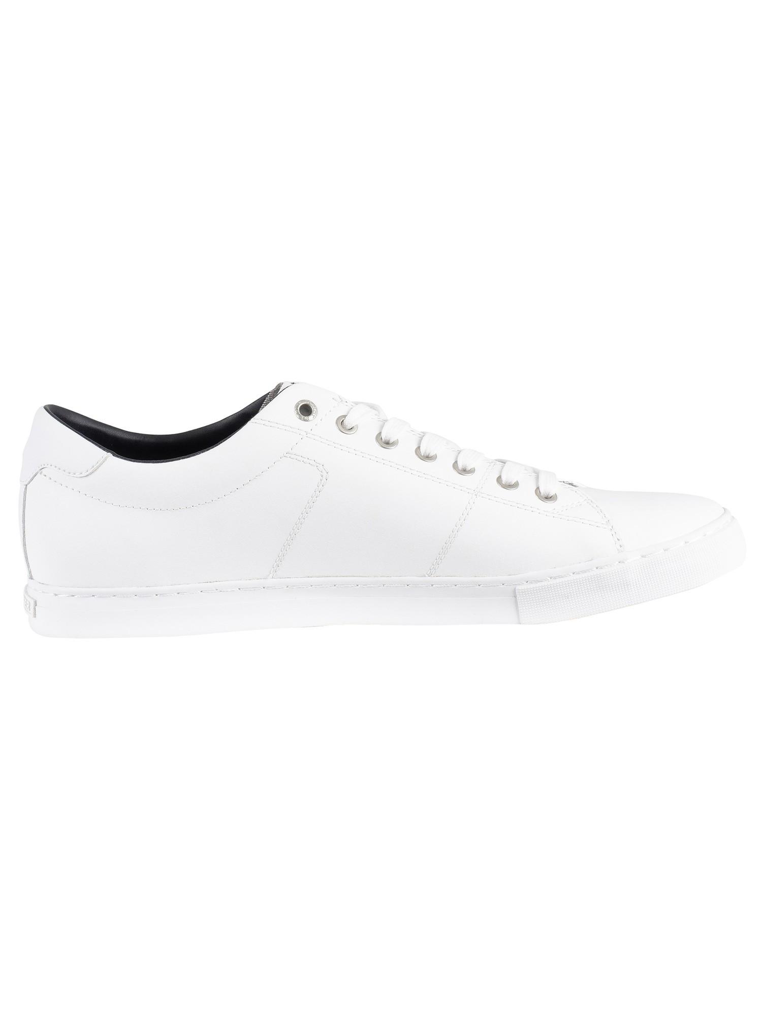 tommy hilfiger essential leather trainers