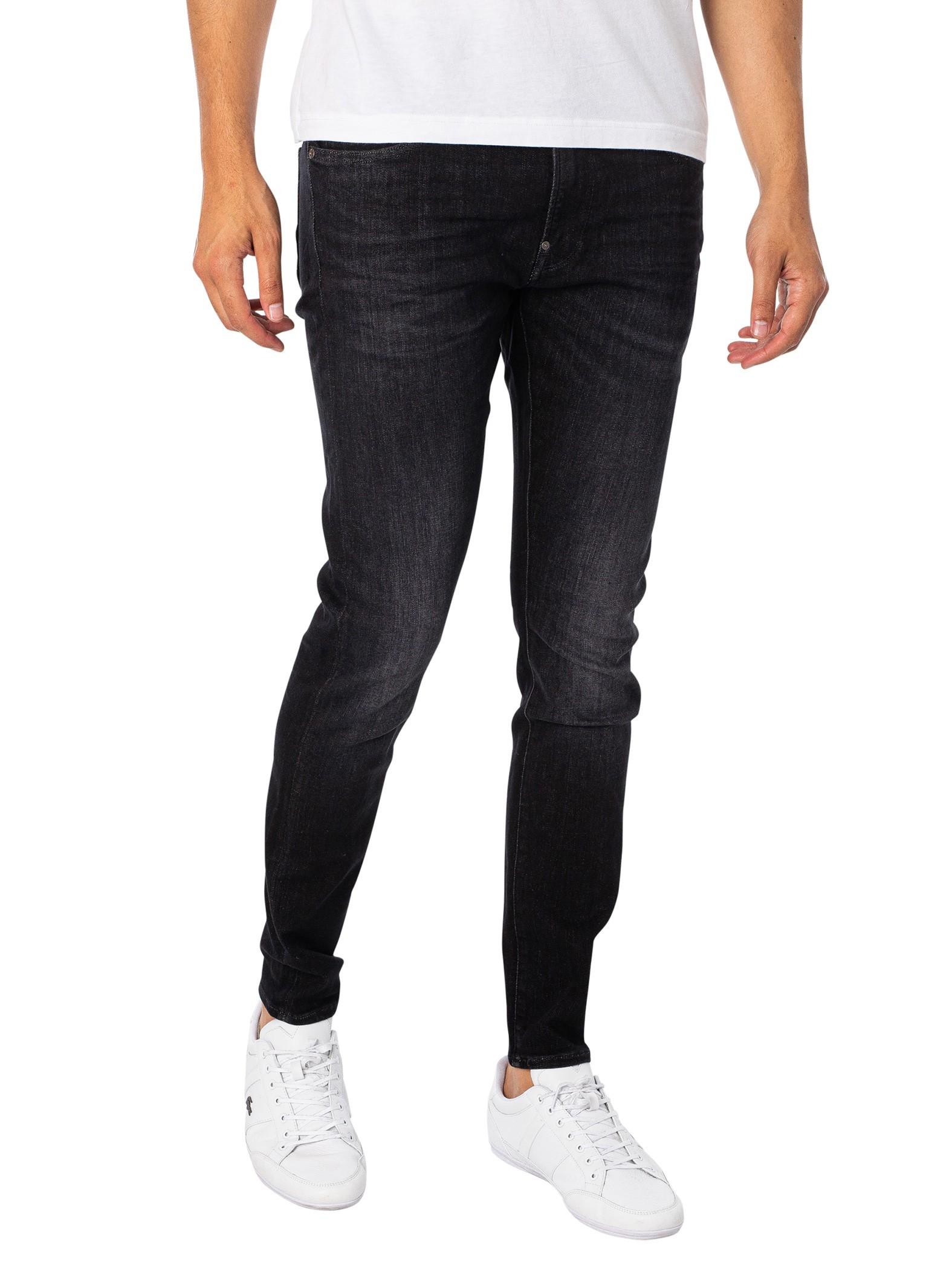 G-Star RAW Revend Skinny Jeans in Black for Men | Lyst