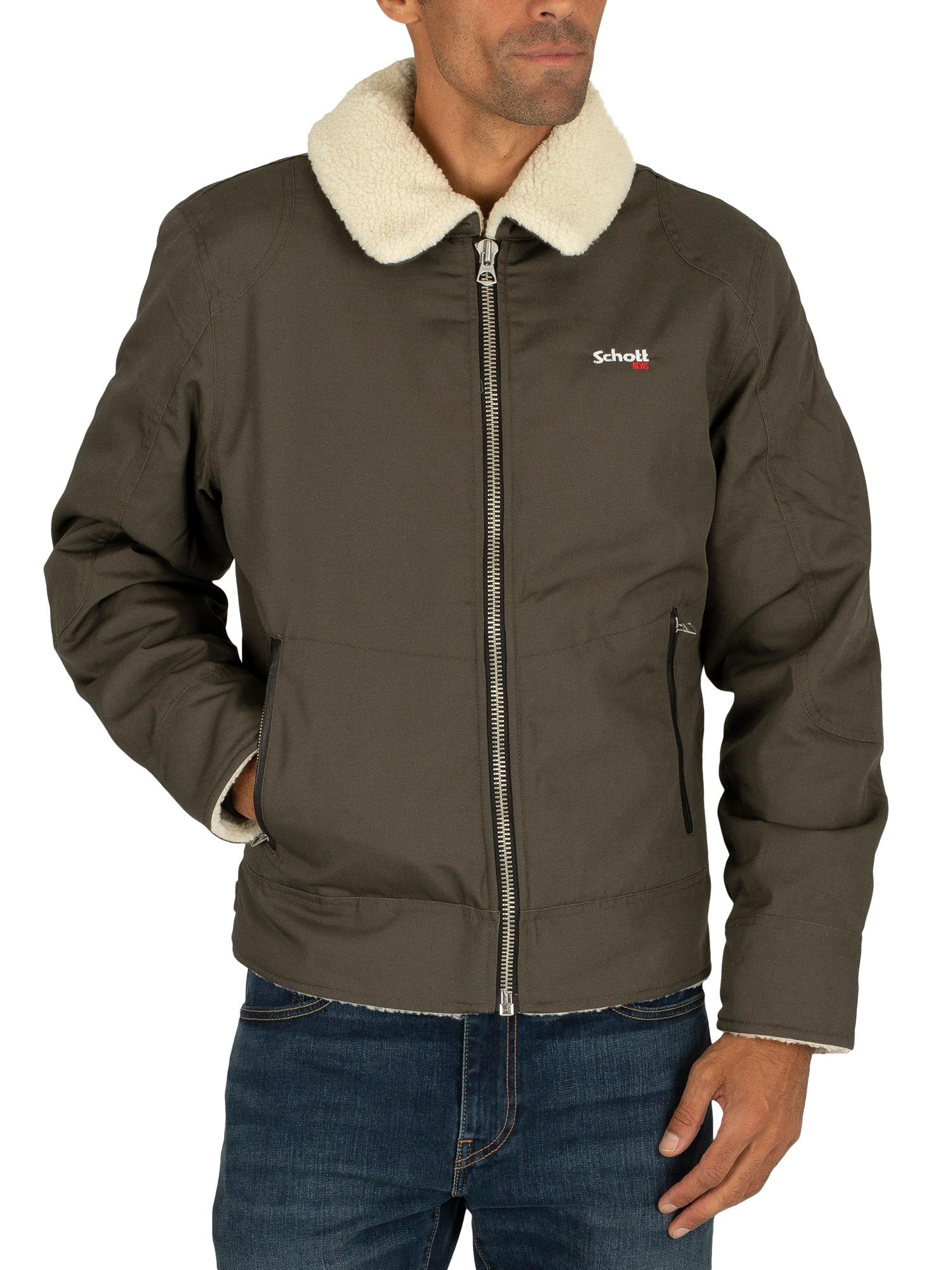 schott sherpa jacket