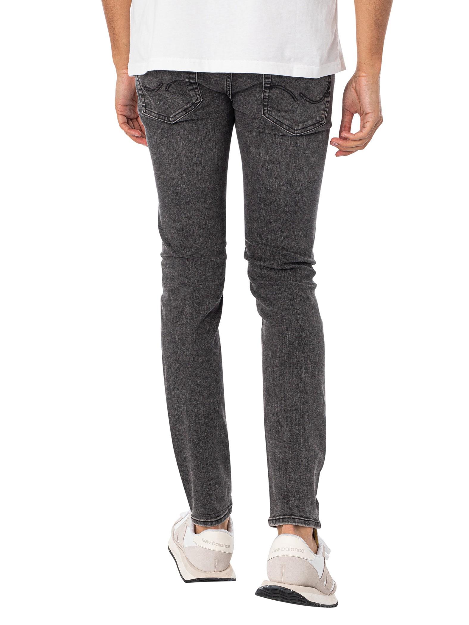 Jack Jones Liam Original 003 Skinny Jeans in Grey for Men Lyst UK