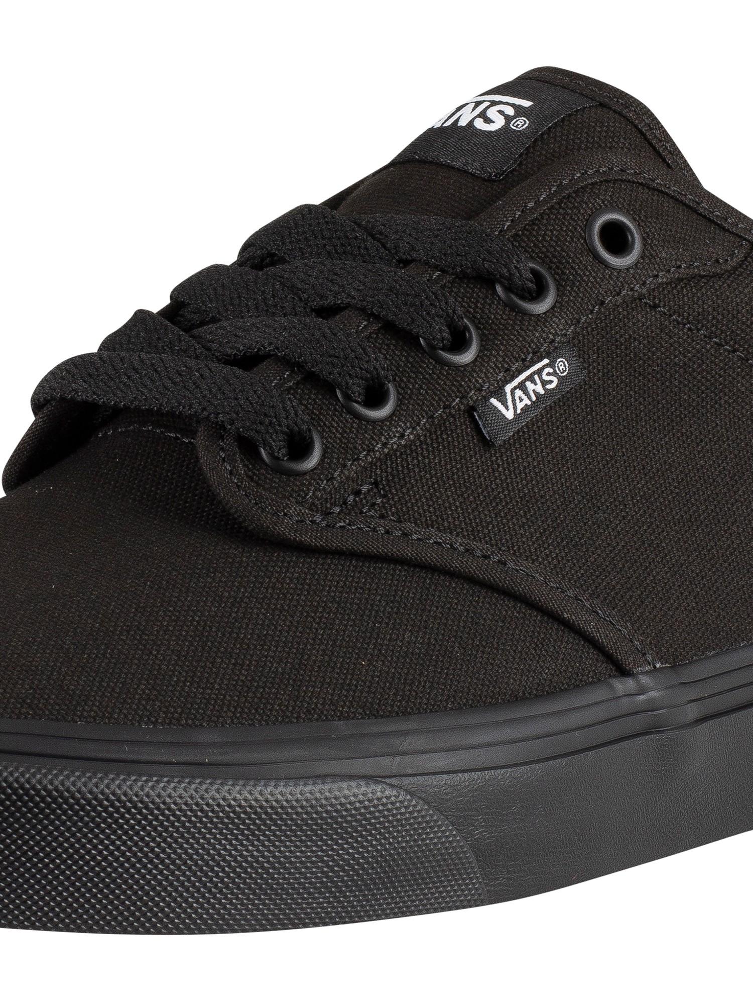 Vans Atwood Canvas Trainers in Black for Men | Lyst