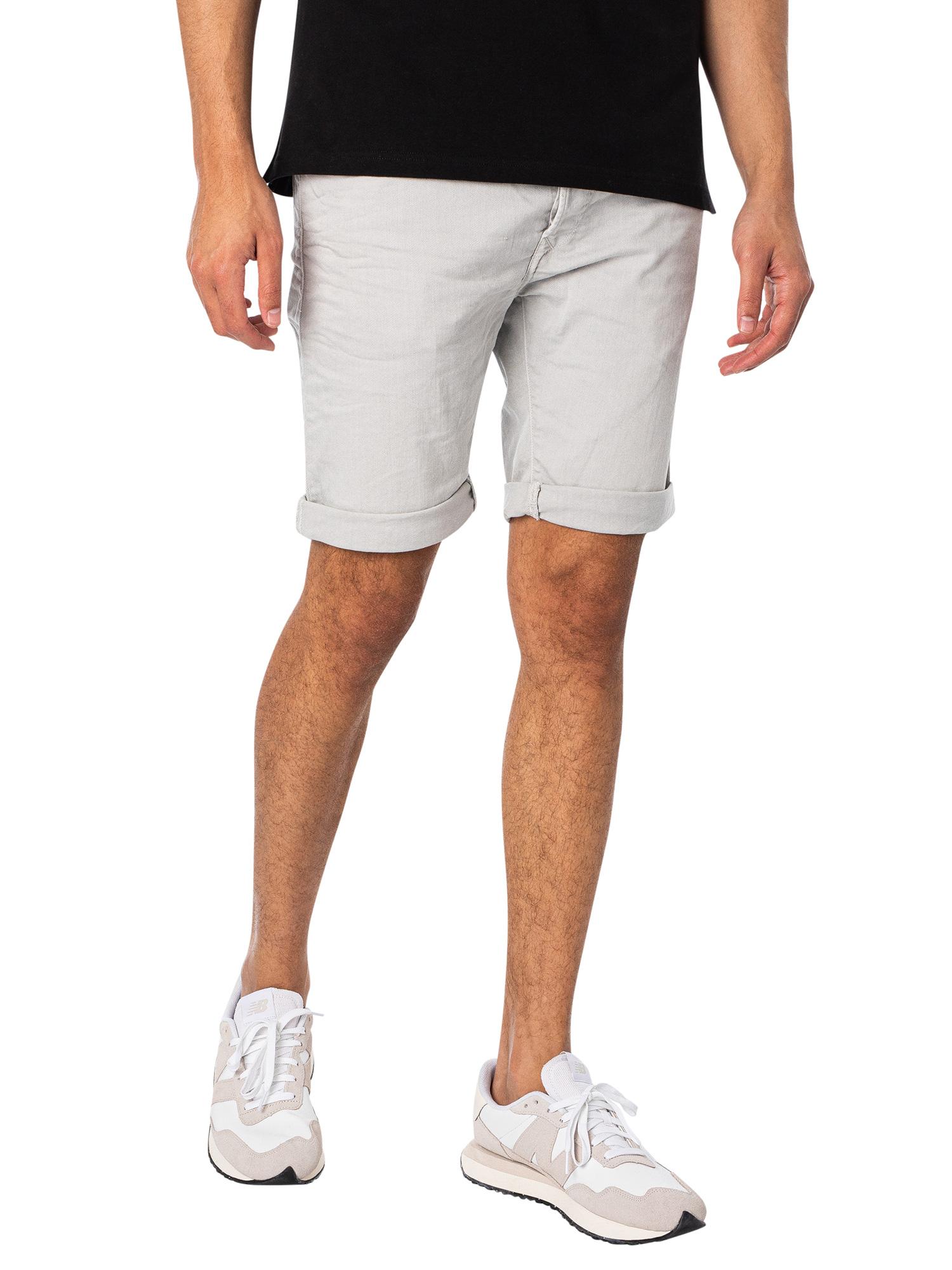 Replay Tapered Fit Denim Shorts in Black for Men | Lyst