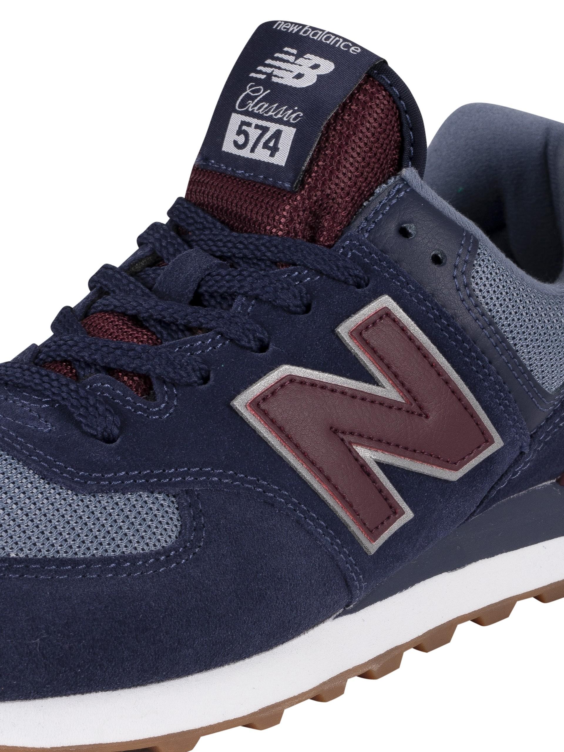 new balance 574 suede blue