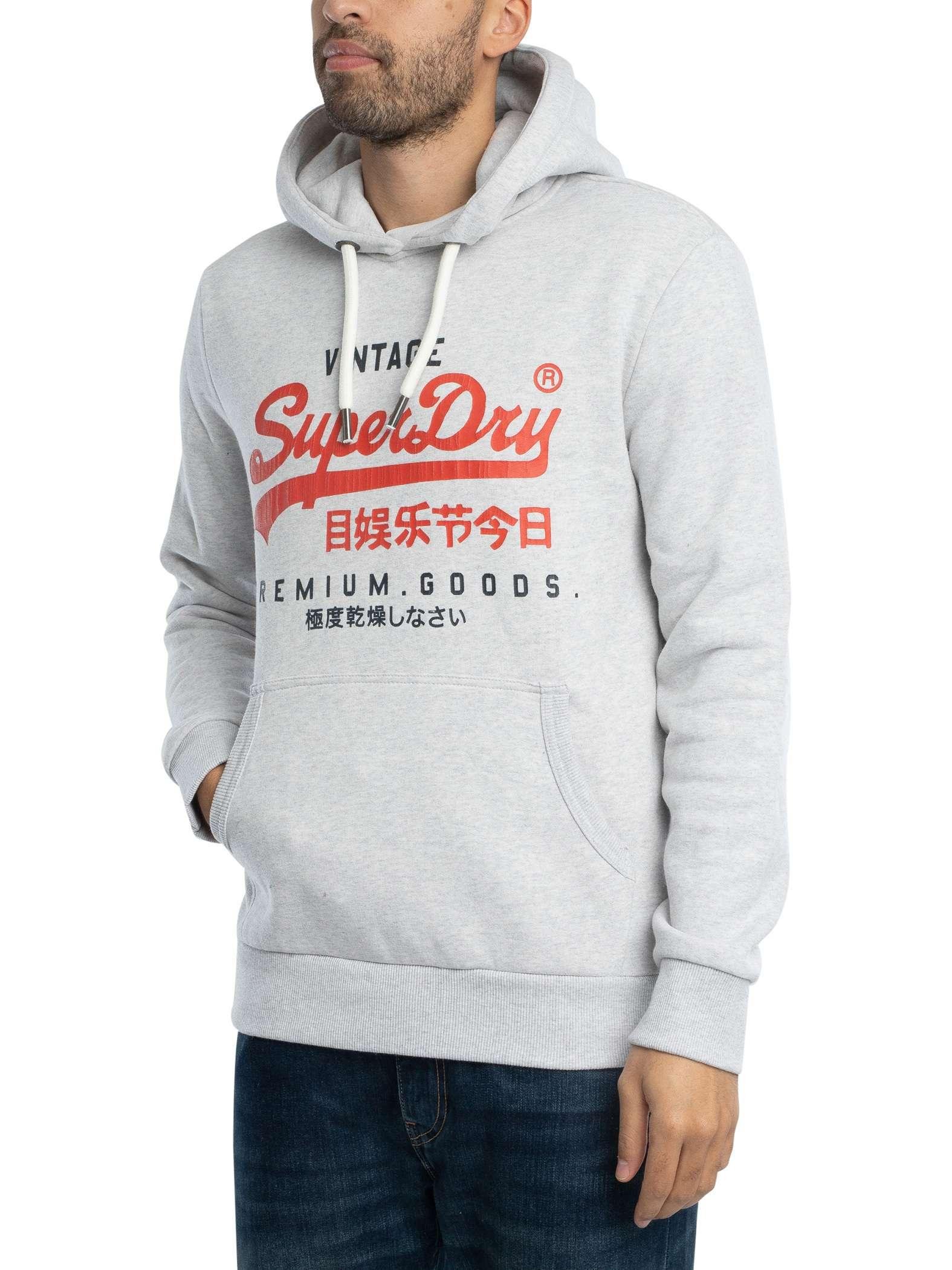 Superdry grey hoodie deals