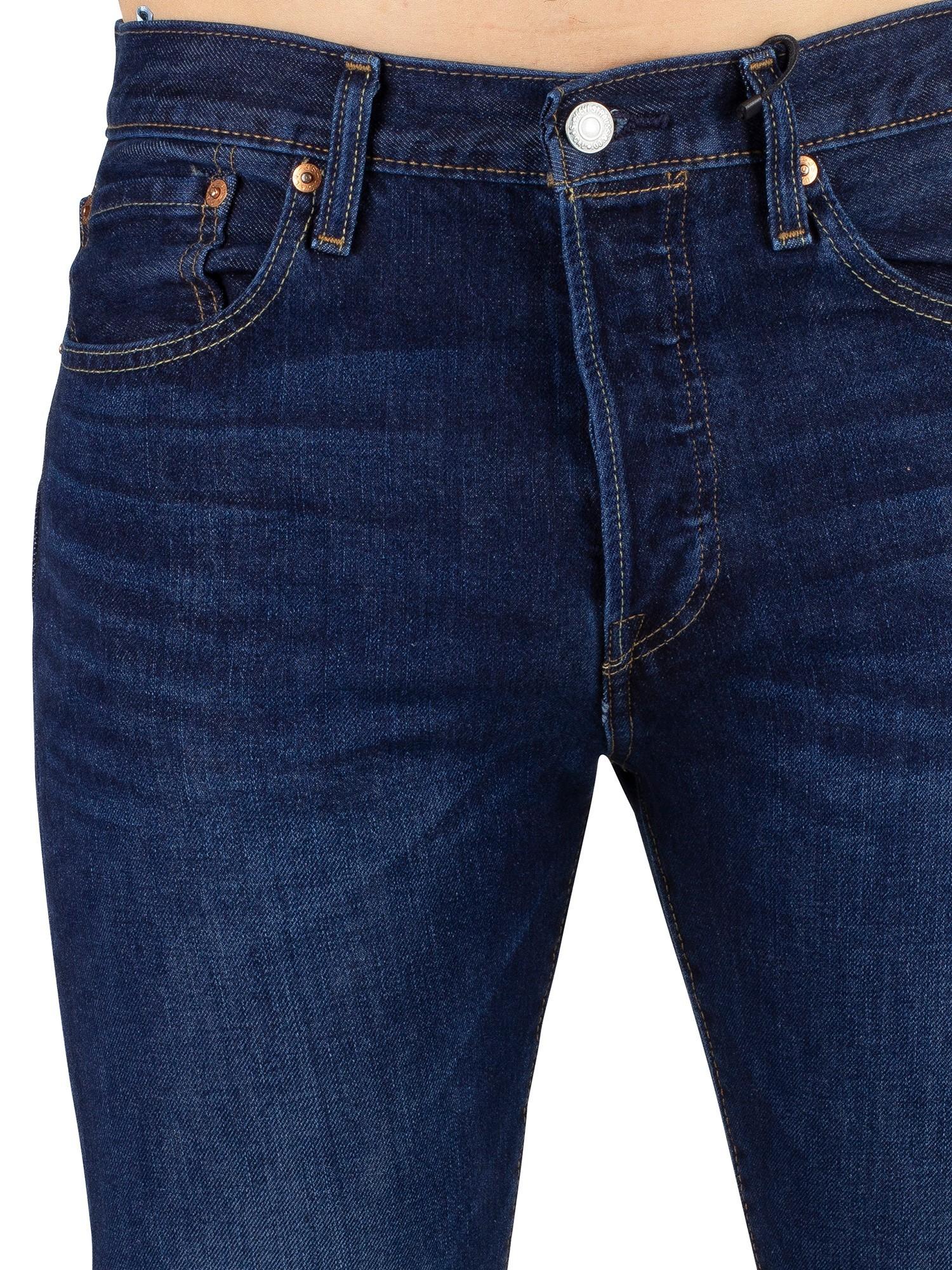 Levi's 501 Slim Taper Jeans in Blue for Men | Lyst