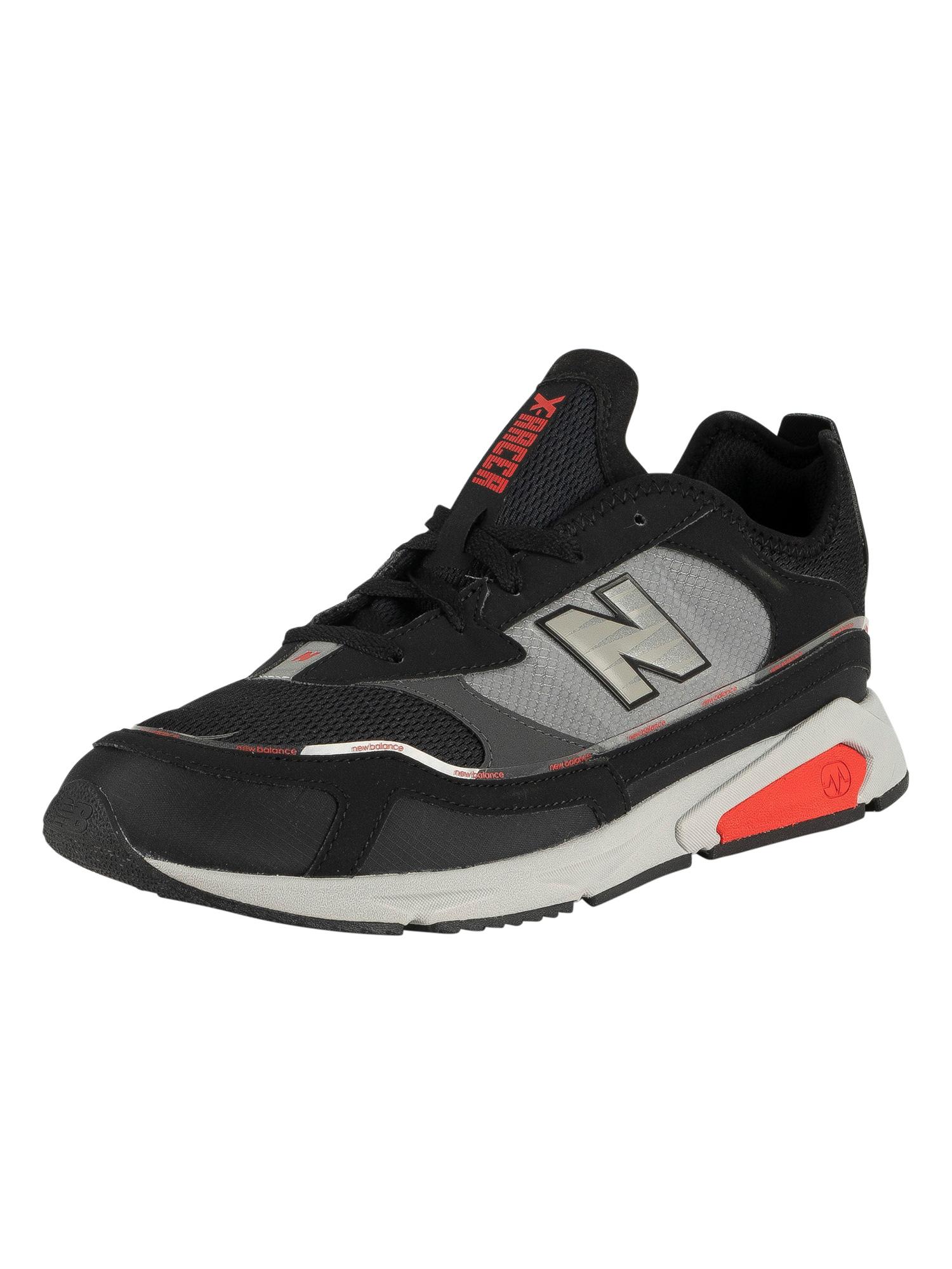 New Balance Suede Xracer Trainers in Black for Men Lyst