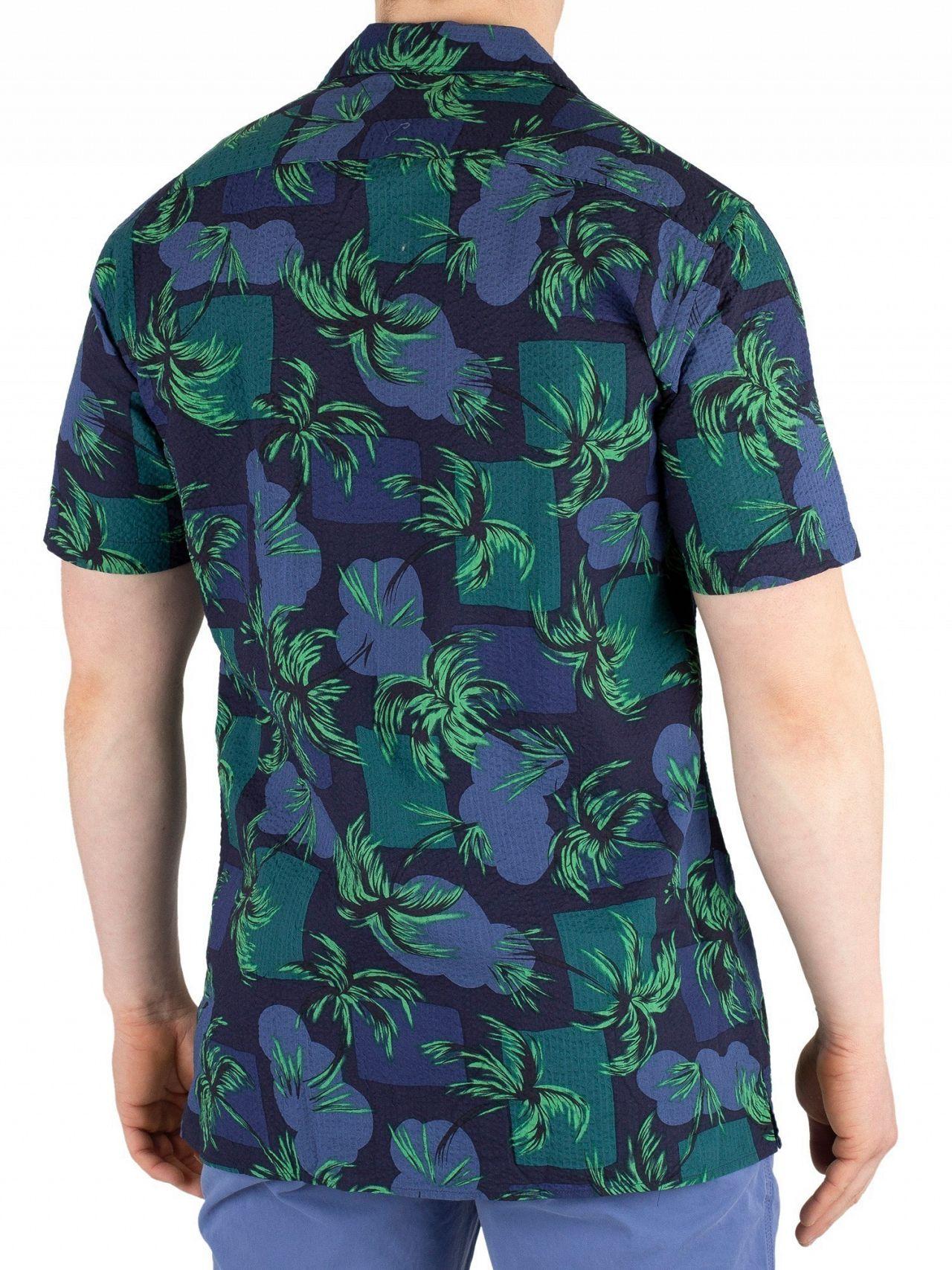 tommy hilfiger palm tree shirt