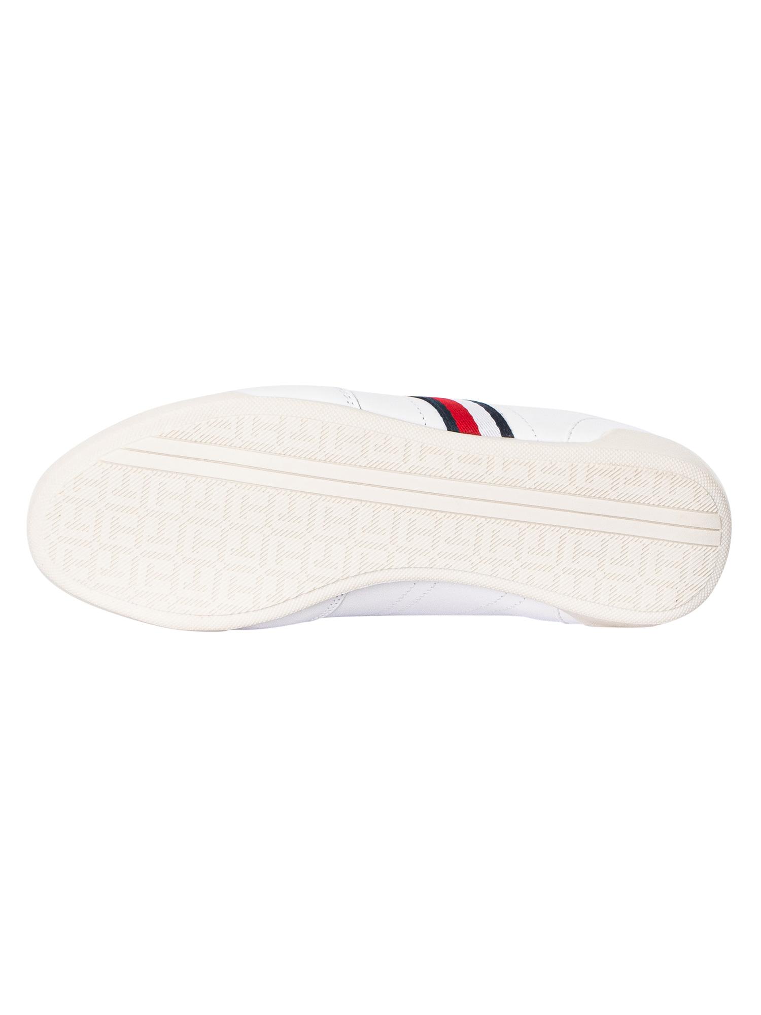 Tommy Hilfiger White Classic Webbing Cupsole Trainers for Men | Lyst