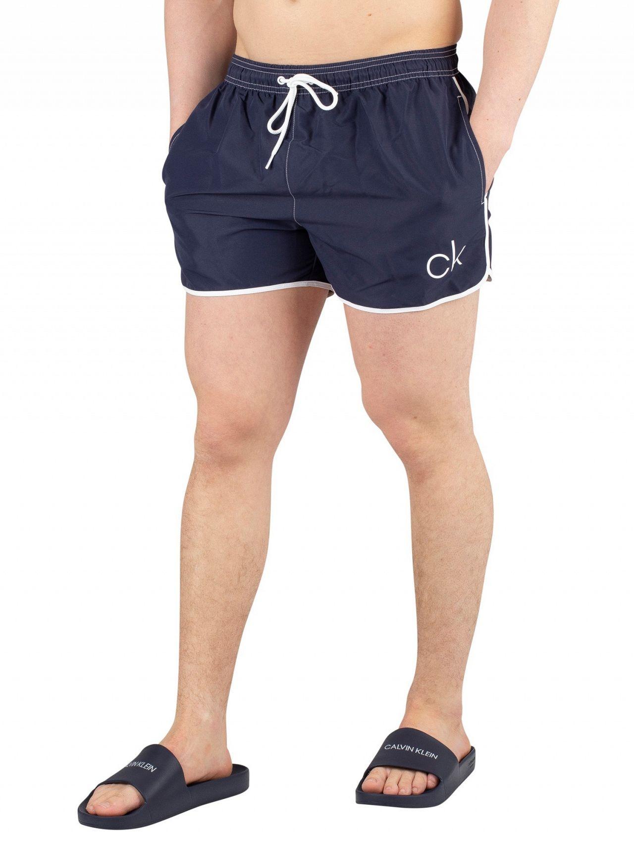 calvin klein short runner swim shorts
