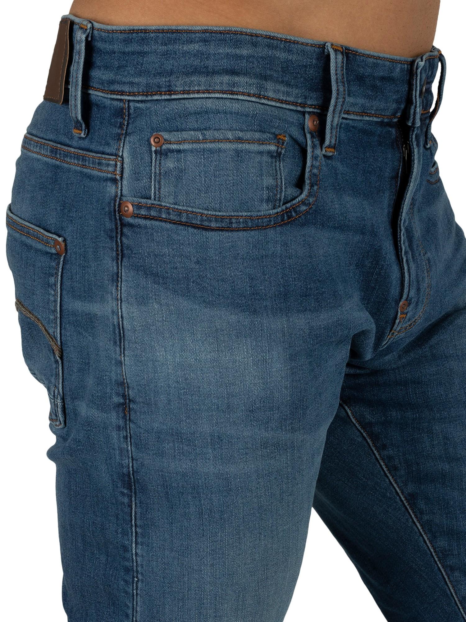 G-Star RAW Denim Revend Skinny Jeans in Blue for Men - Lyst
