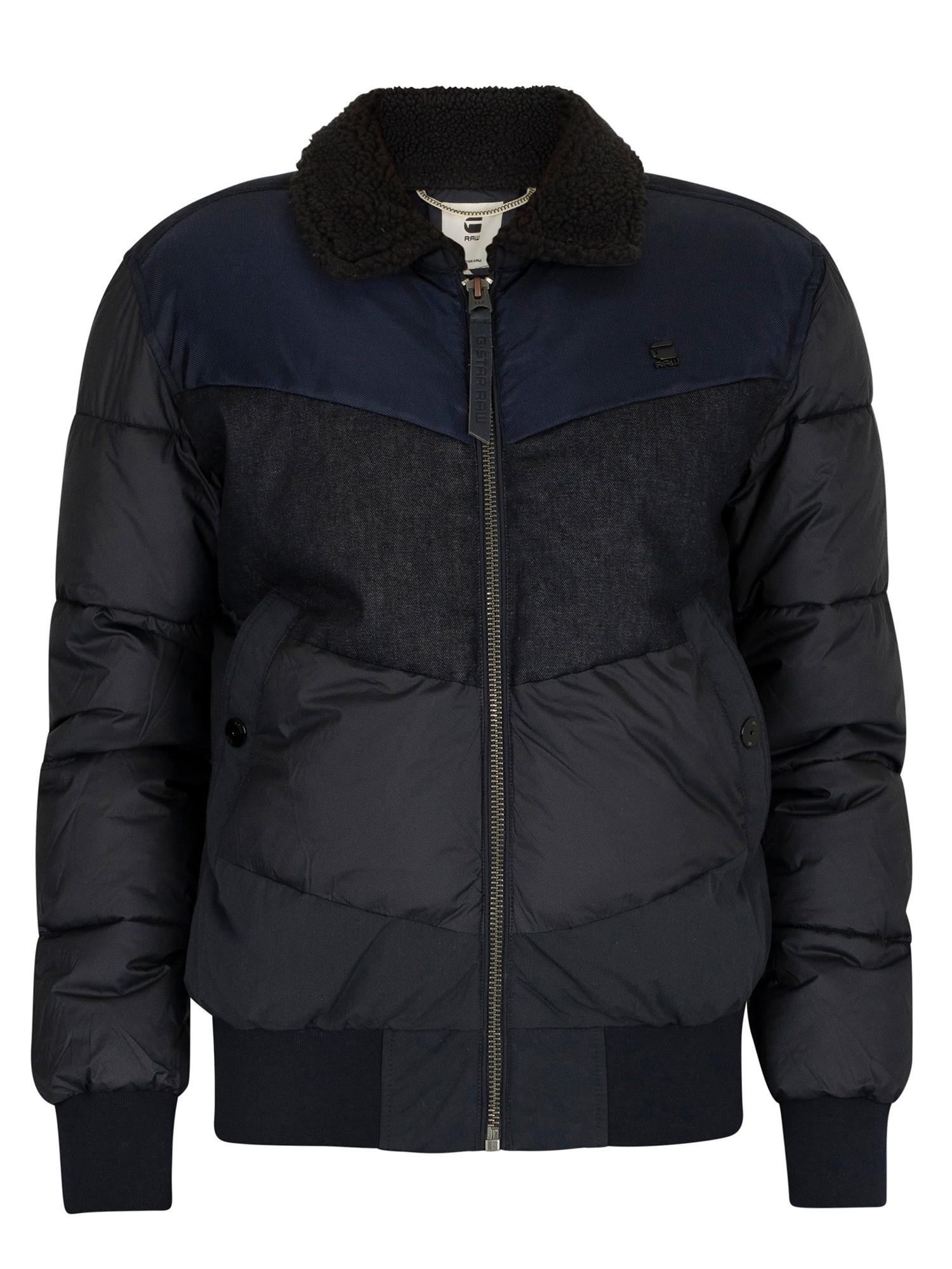 g star ore denim mix bomber