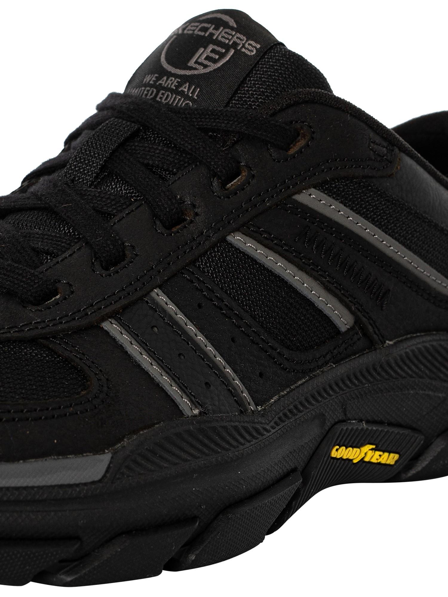 Skechers Edgemere Relaxed Fit Respected Trainers in Black for Men | Lyst  Australia