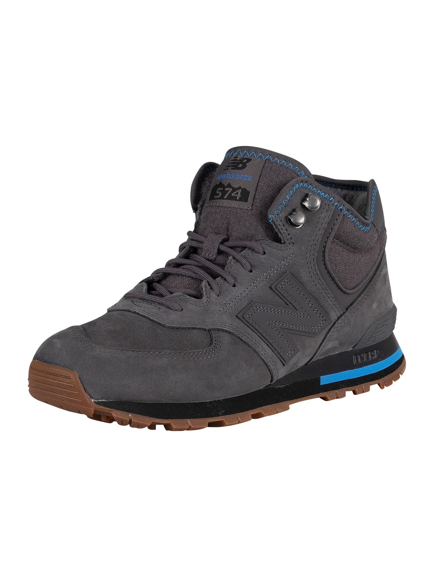 new balance 574 mid trainers in stone