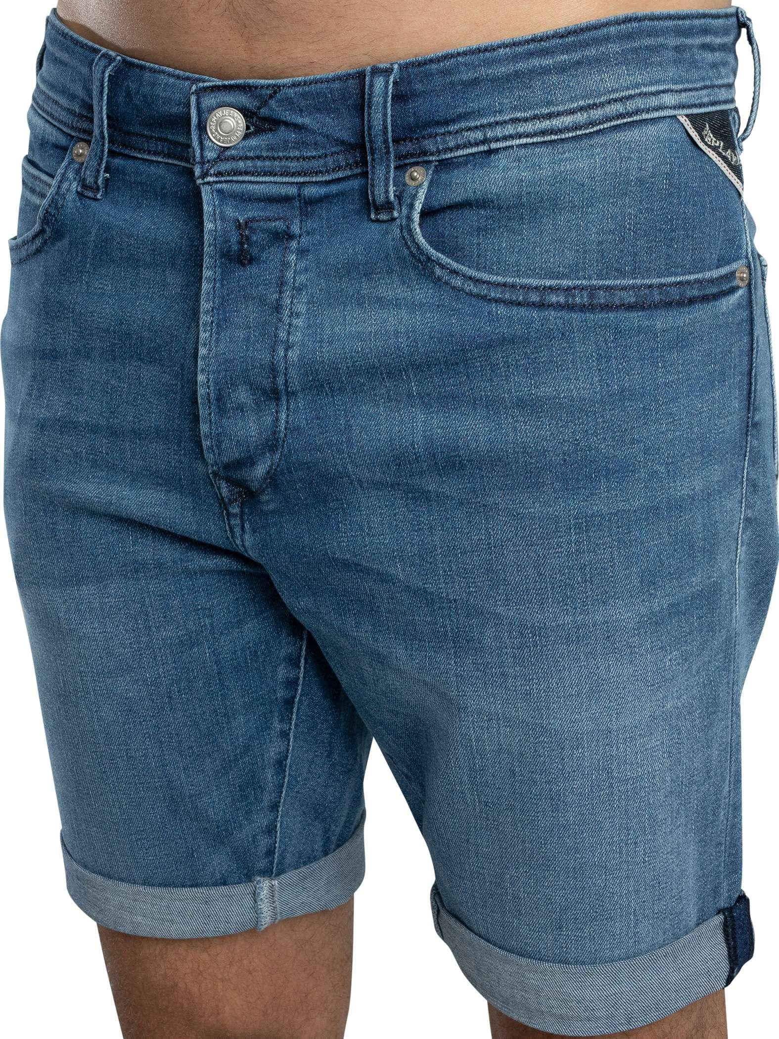 Pantalones Cortos Vaqueros Hombre Pantalones Cortos Cargo Replay Para Hombre - Estilo Casual Con Múltiples Bolsillos Replay Cargos