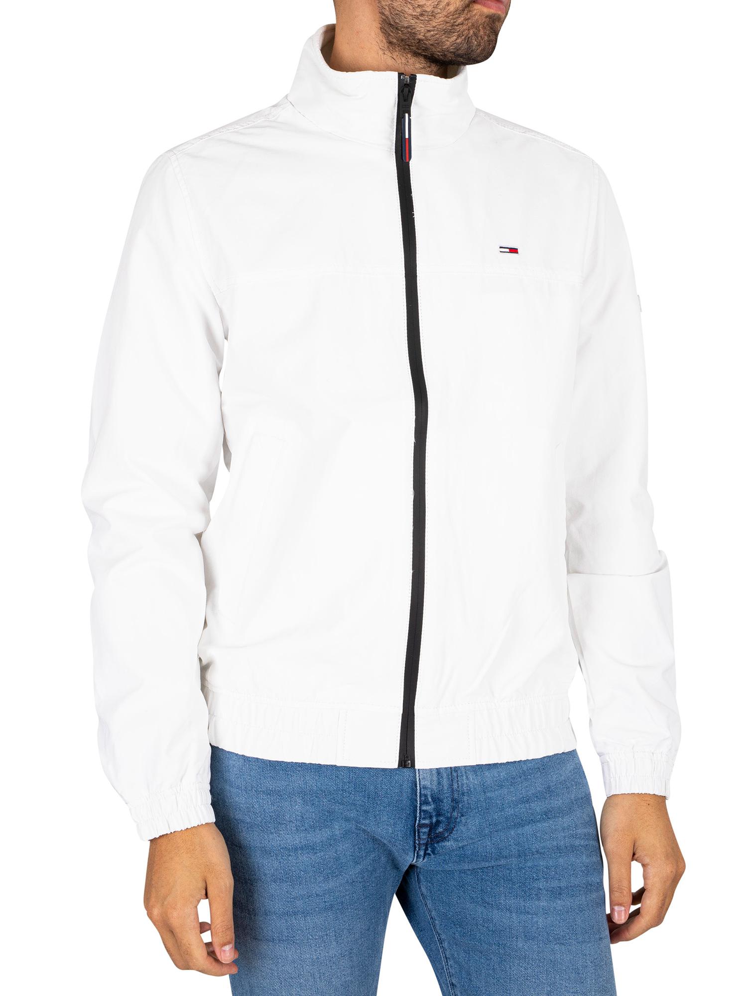 Tommy Hilfiger Seasonal Bomber Jacket in White for Men | Lyst