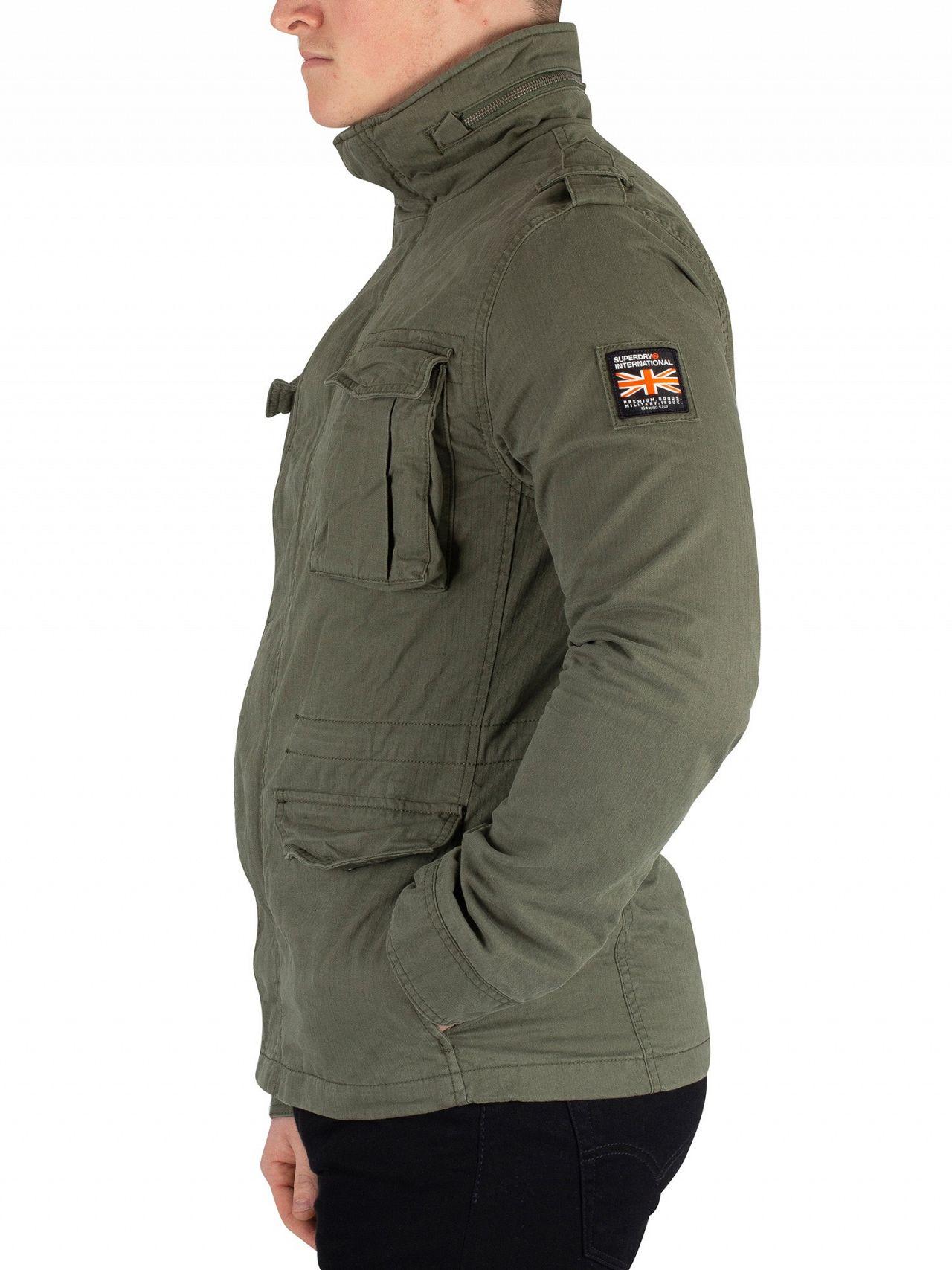 Superdry Army Green Classic Rookie Jacket for Men | Lyst Canada