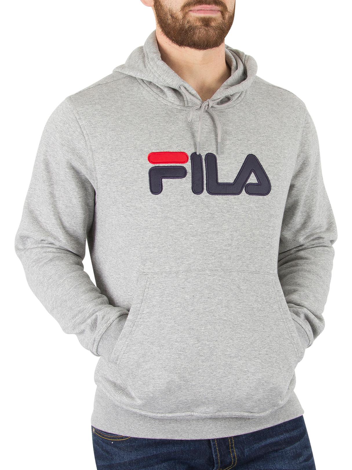grey fila hoodie