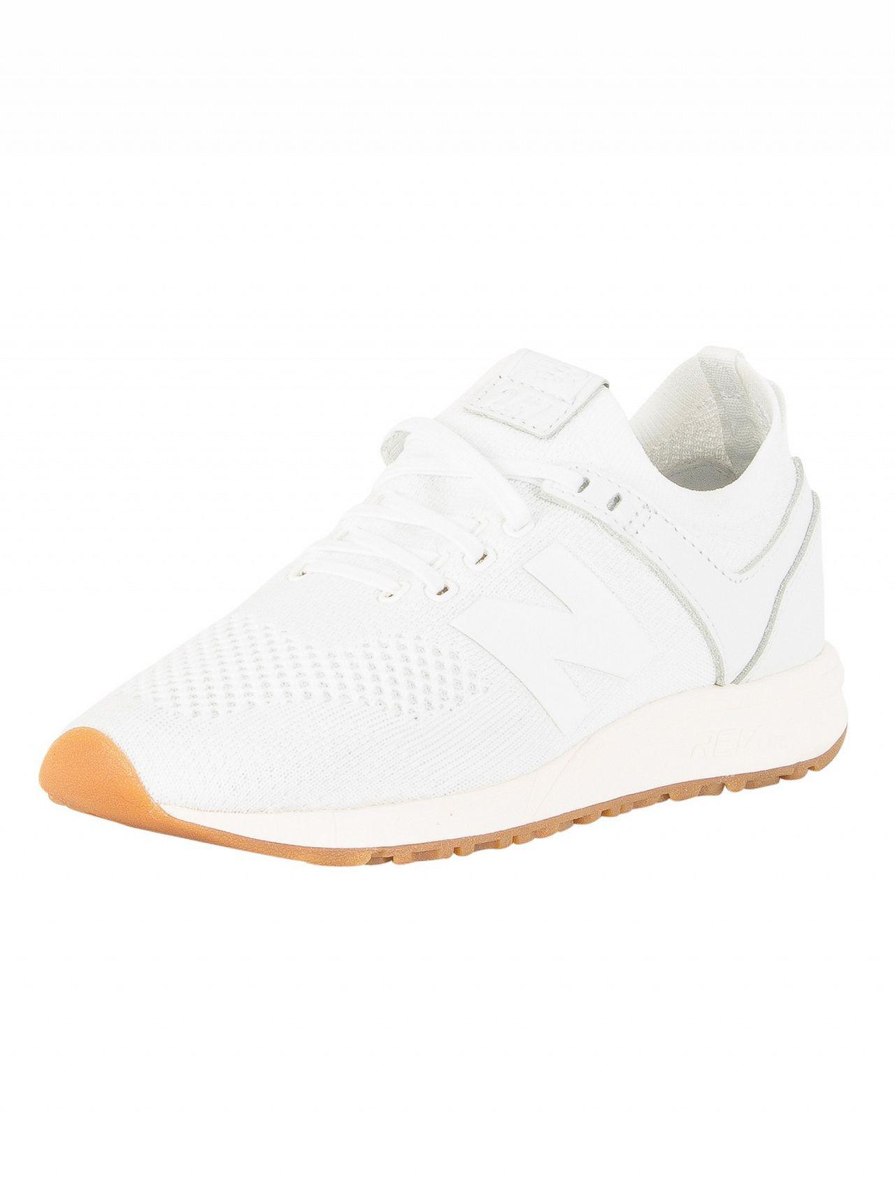 New Balance White/gum 247 Trainers for Men | Lyst