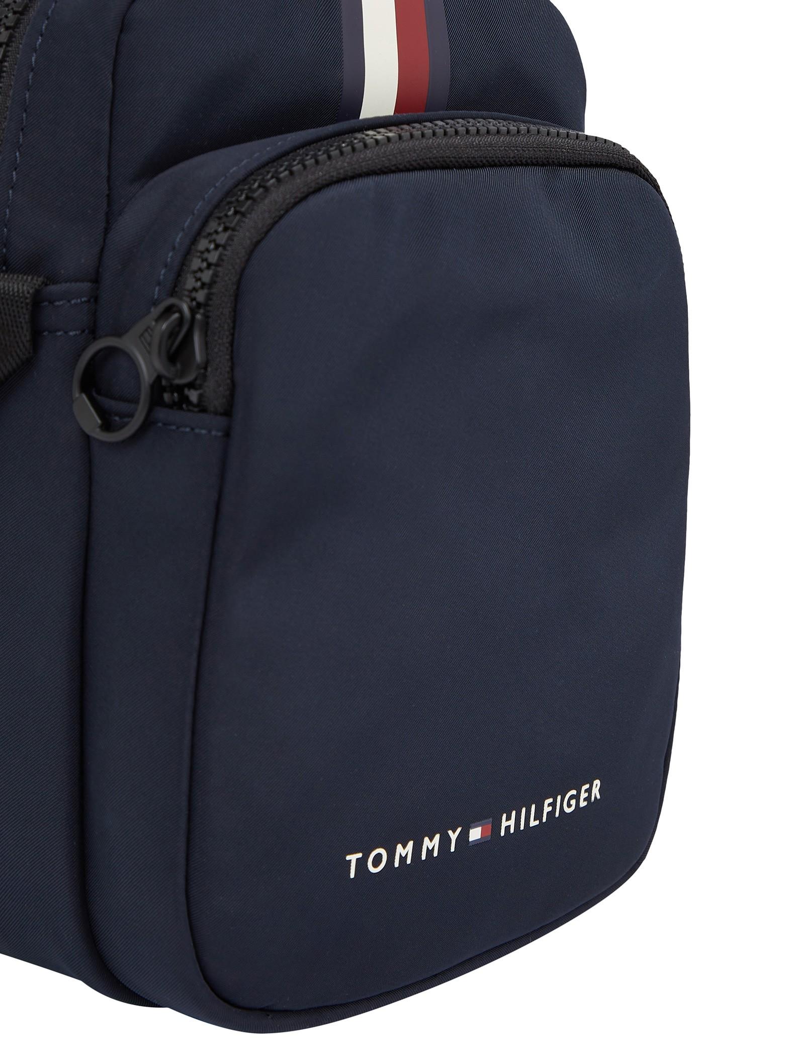 Tommy Hilfiger Th Skyline Stripe Mini Reporter Bag in Blue for Men | Lyst