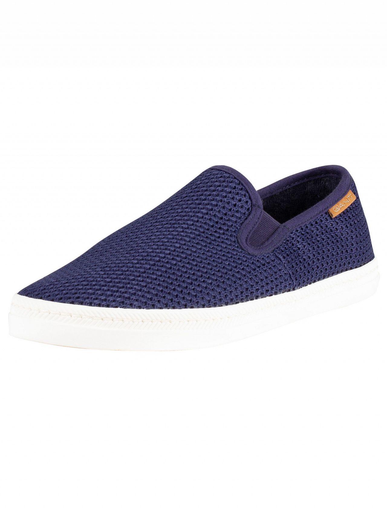 GANT Marine Frank Slip On Shoes in Blue for Men | Lyst