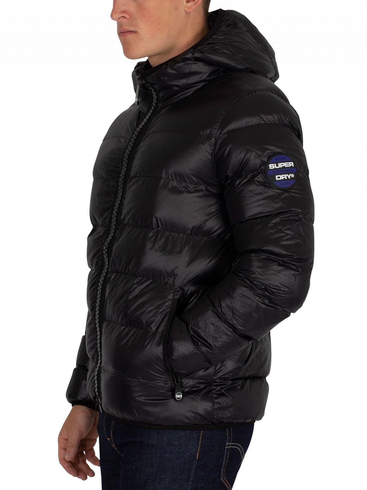 Superdry Rubber Crater Padded Jacket Sports in Black for Men | Lyst  Australia